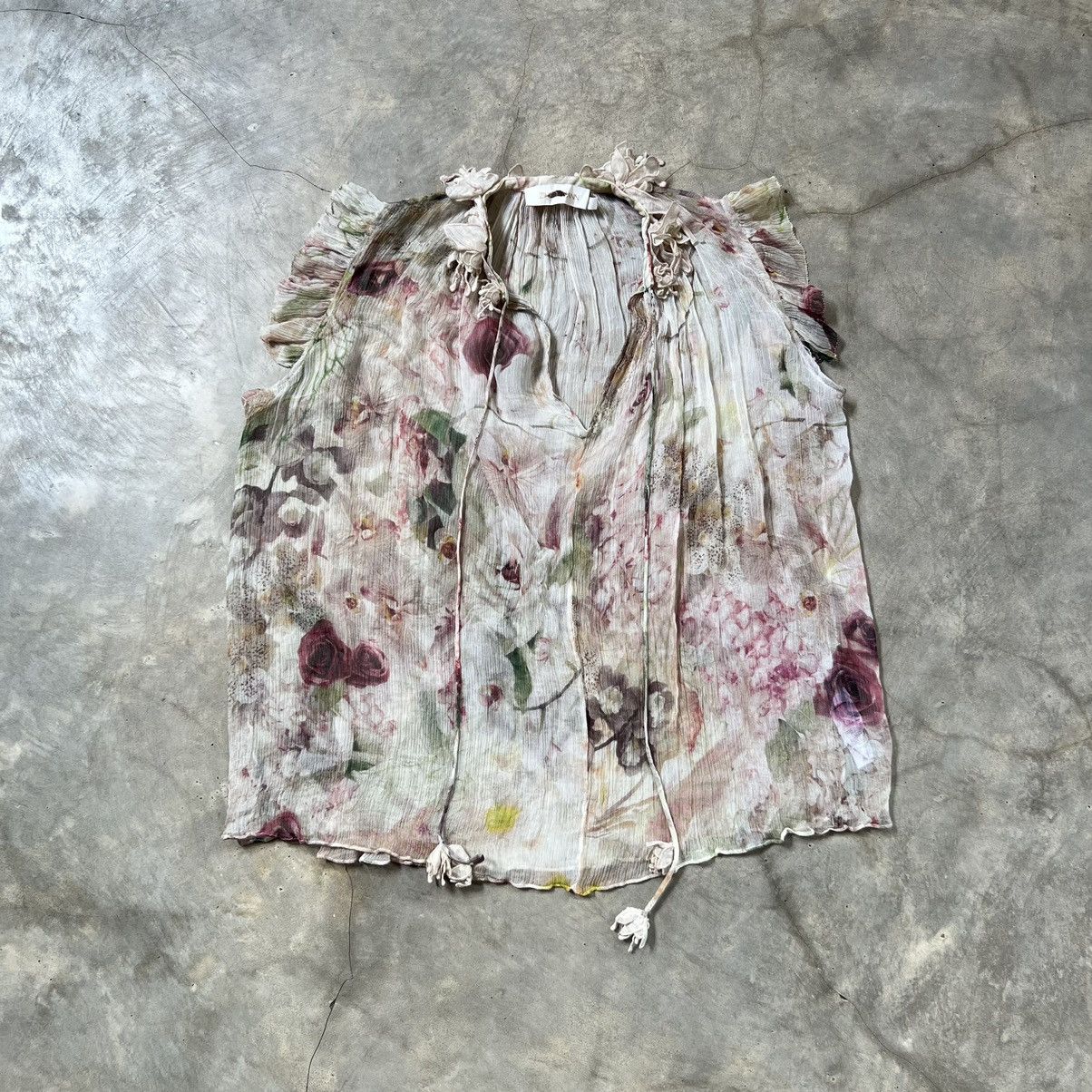 Zimmermann Zimmermann Armless Floral Blouse Size ONE SIZE - 1 Thumbnail