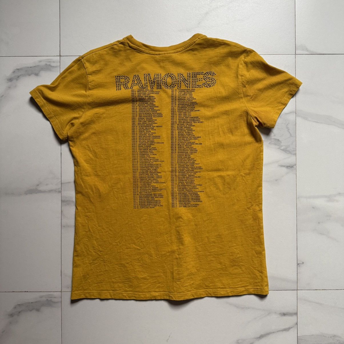Band Tees Ramones 1-2-3-4 1978 World Tour T-Shirt Size M / US 6-8 / IT 42-44 - 3 Thumbnail