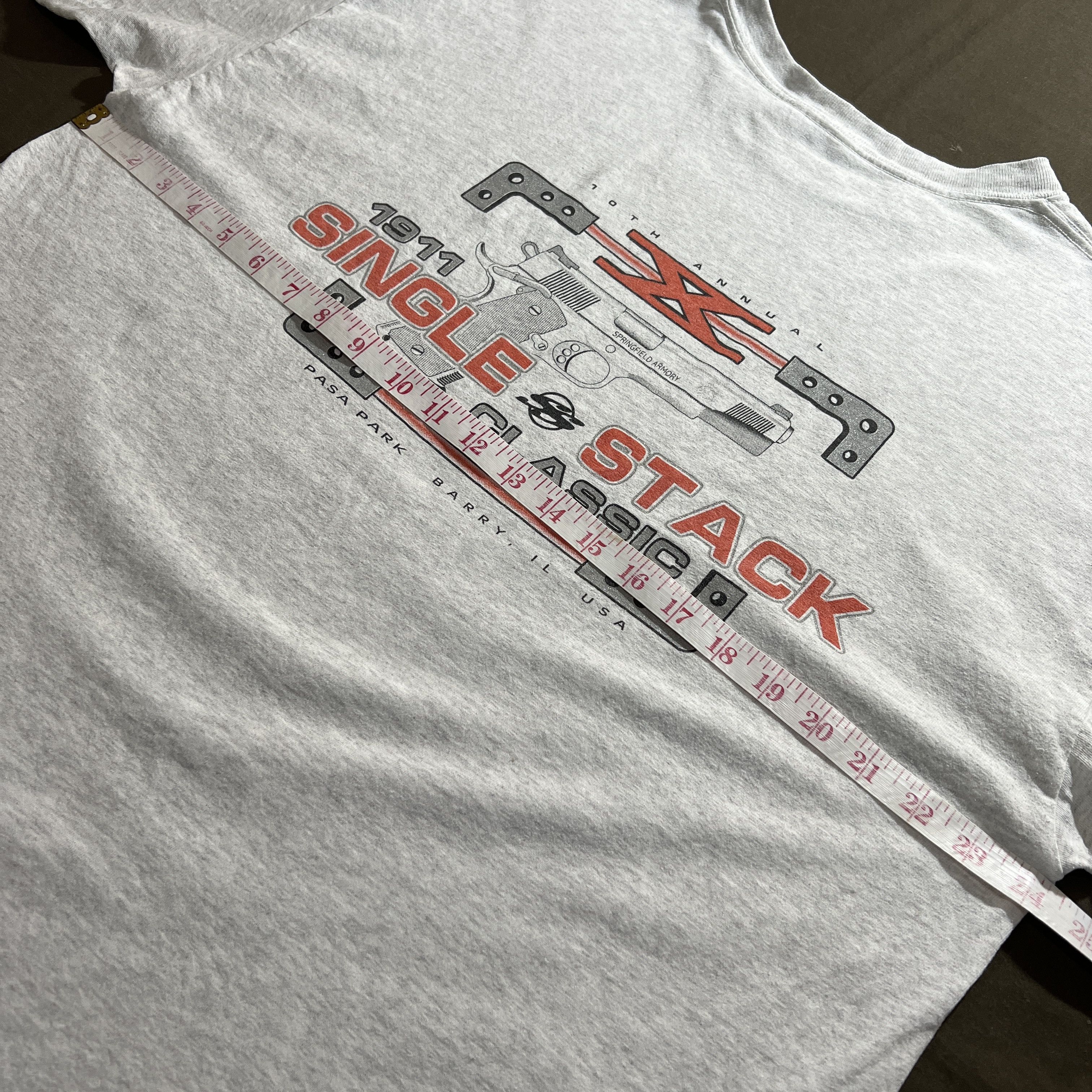 Vintage Vintage 2004 1911 single stack Tee 911 gun New York Size US XL / EU 56 / 4 - 8 Thumbnail