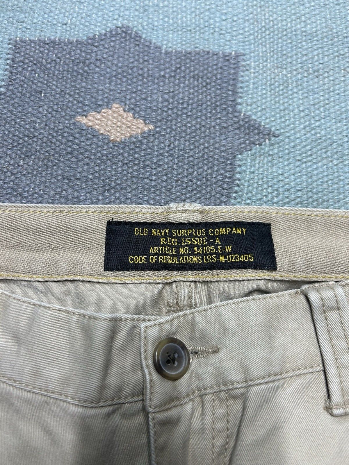 Vintage Vtg y2k old navy surplus pants chino twill military 32x33 Size US 32 / EU 48 - 4 Thumbnail