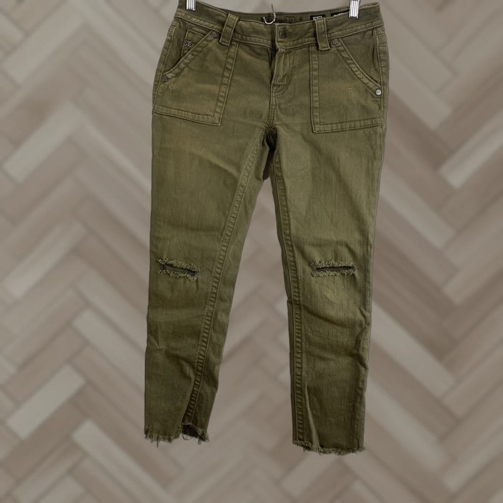 Miss Me Miss Me Women's Jeans Mid-Rise Easy Skinny Green Size 27 Size 27" / US 4 / IT 40 - 1 Thumbnail