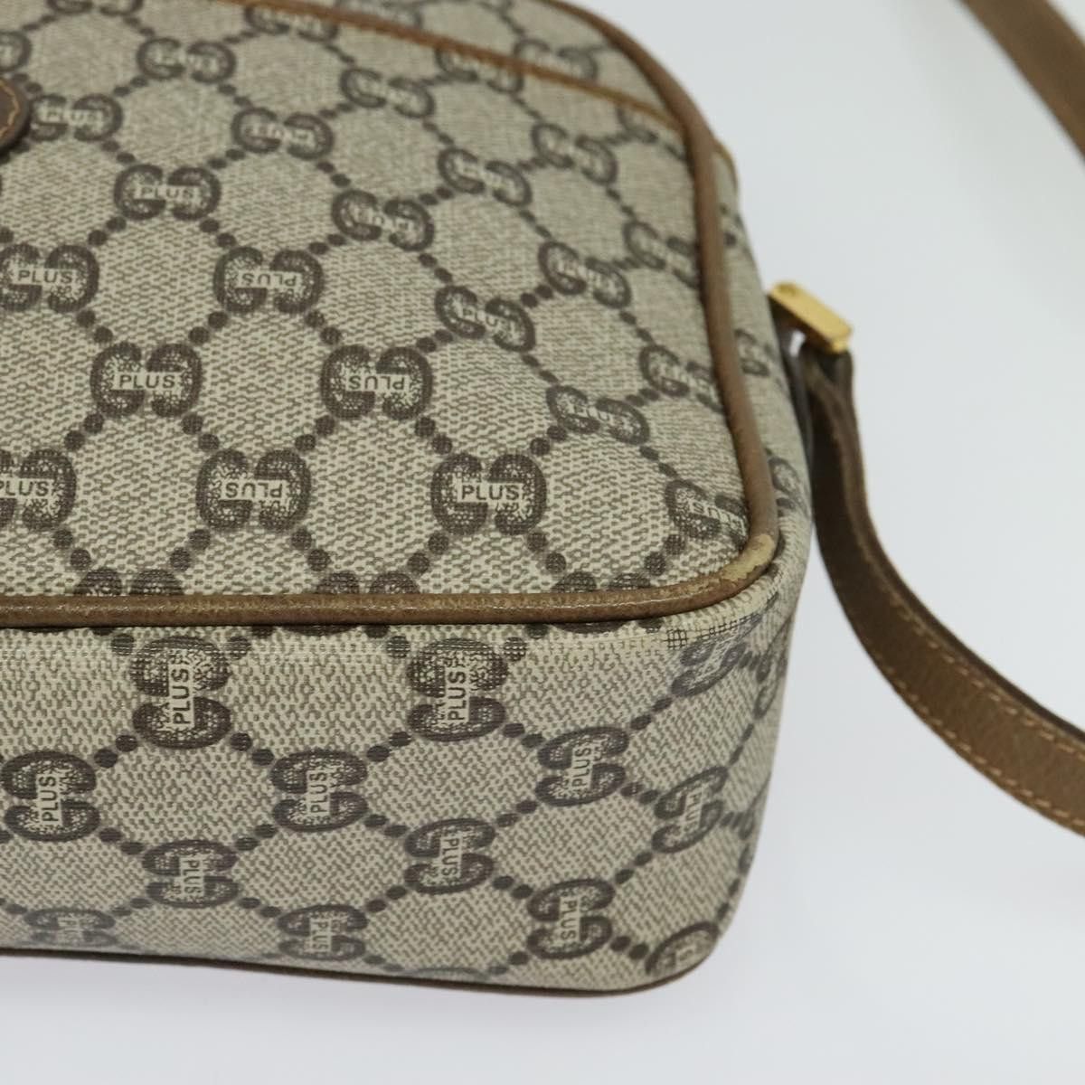 Gucci GUCCI GG Plus Supreme Shoulder Bag Pvc Beige Gold Size ONE SIZE - 11 Thumbnail