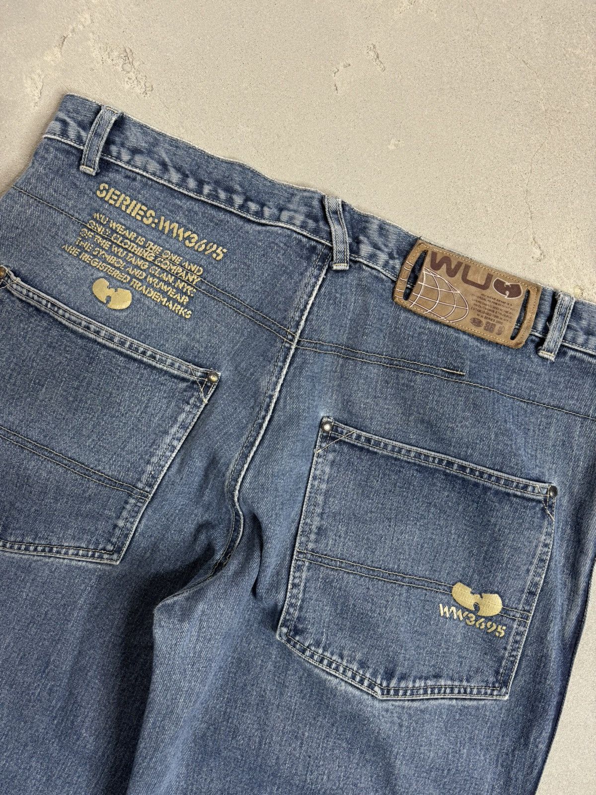 Vintage × Wu-Tang Clan WU WEAR jeans Size W 34 Size US 34 / EU 50 - 6 Thumbnail