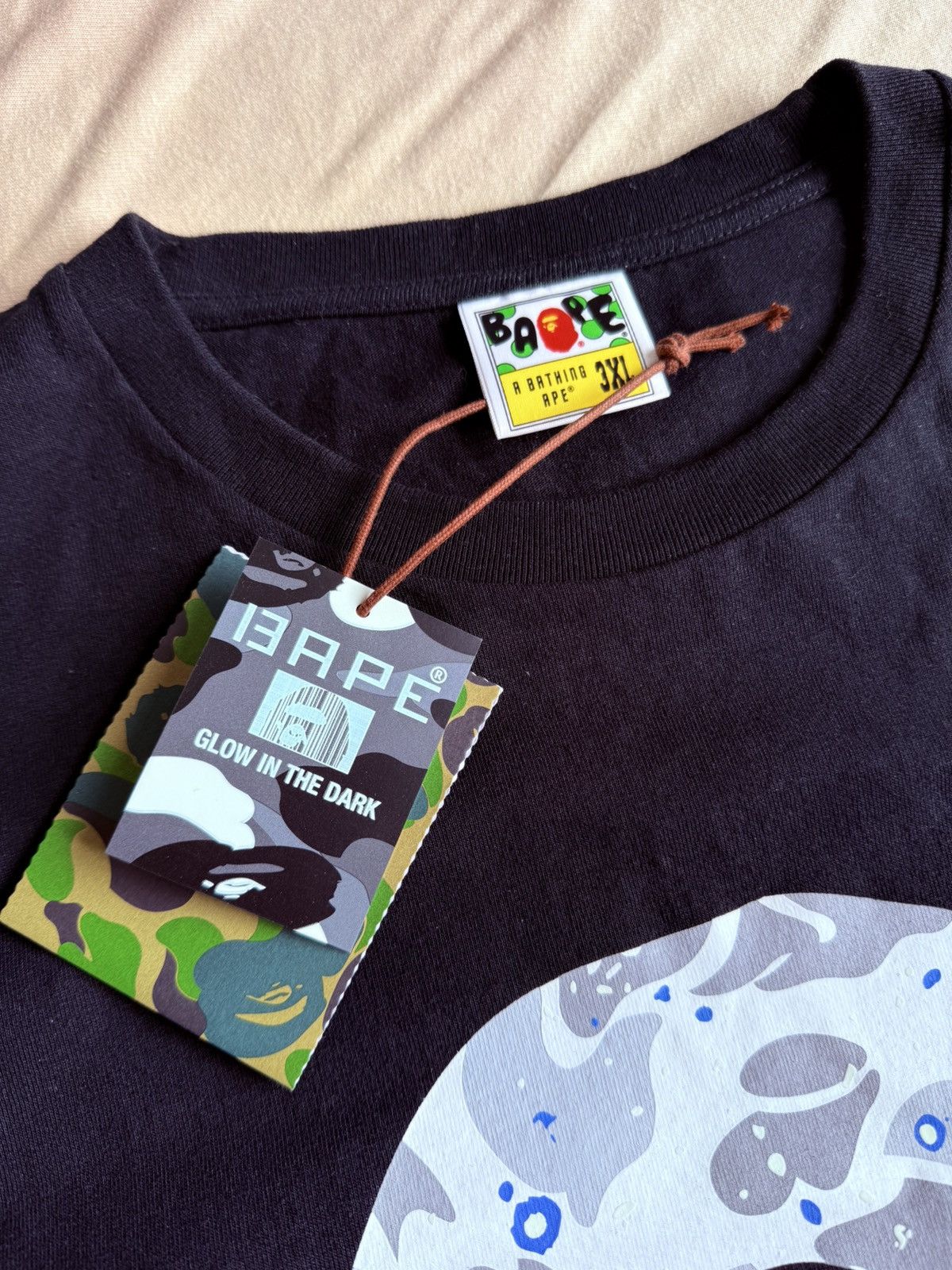 Bape 3XL space camo big ape head tee Size US XXL / EU 58 / 5 - 2 Thumbnail