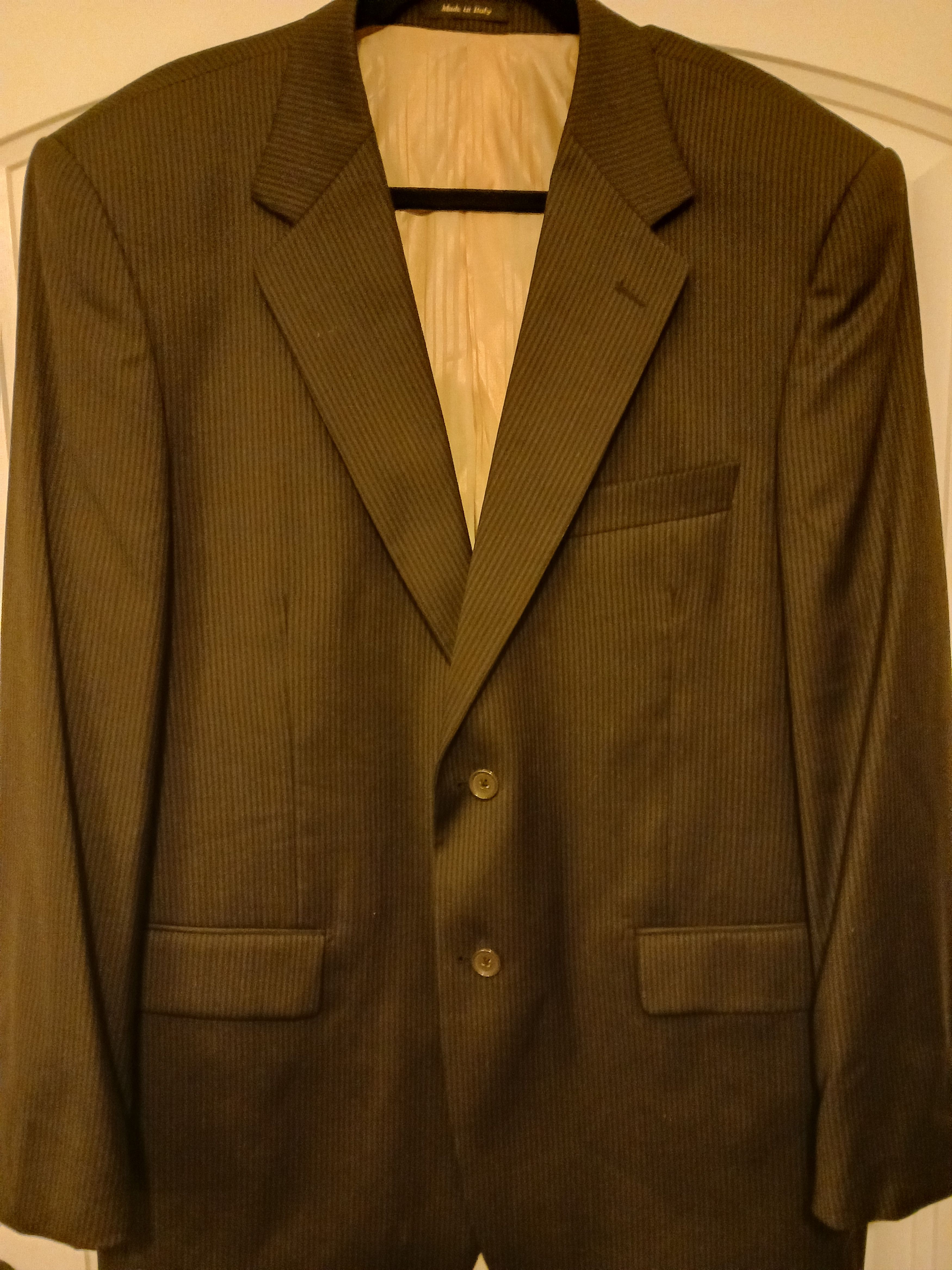 Other 100% Wool Striped Blazer Size 44R - 1 Thumbnail