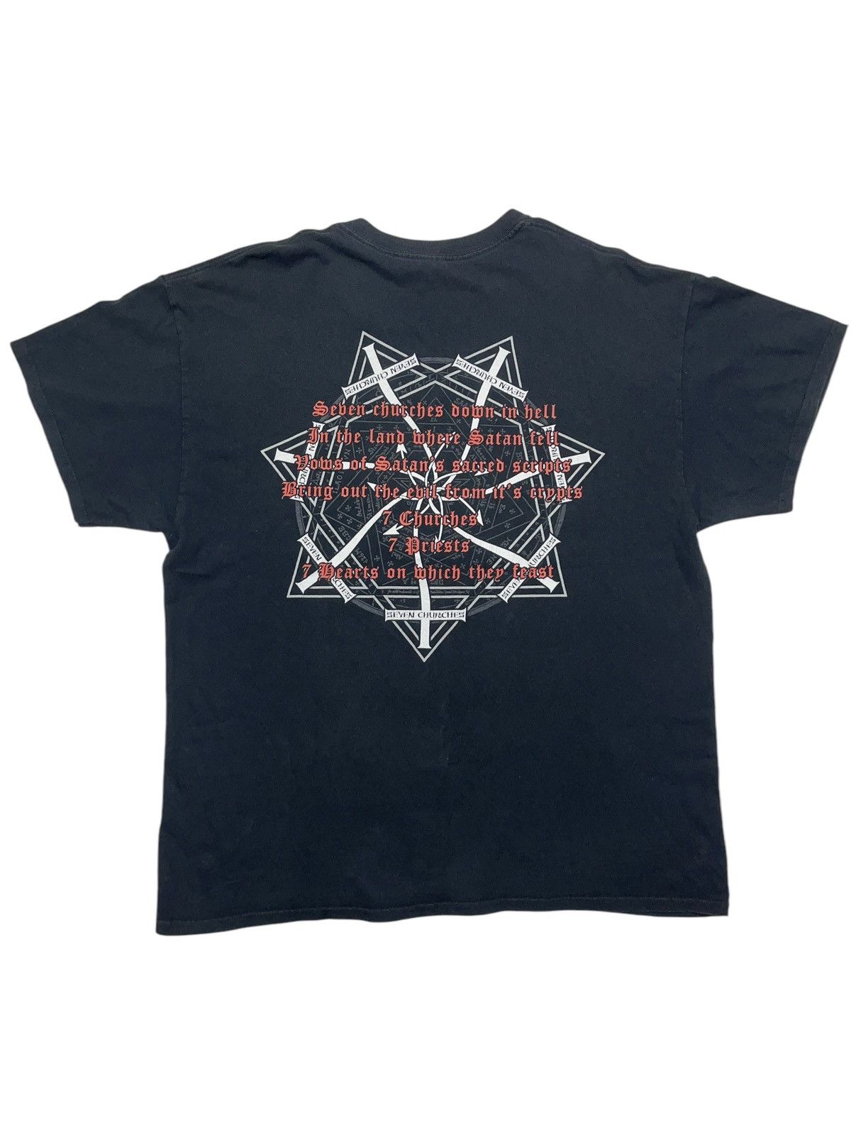 Band Tees × Vintage Vintage Possessed Seven Churches 2009 T-shirt Death Metal Size US XL / EU 56 / 4 - 2 Thumbnail