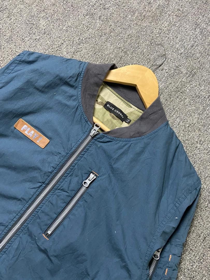 Japanese Brand Blue Cross Brand Multipocket Zip Up Jacket (187) Size US L / EU 52-54 / 3 - 10 Thumbnail