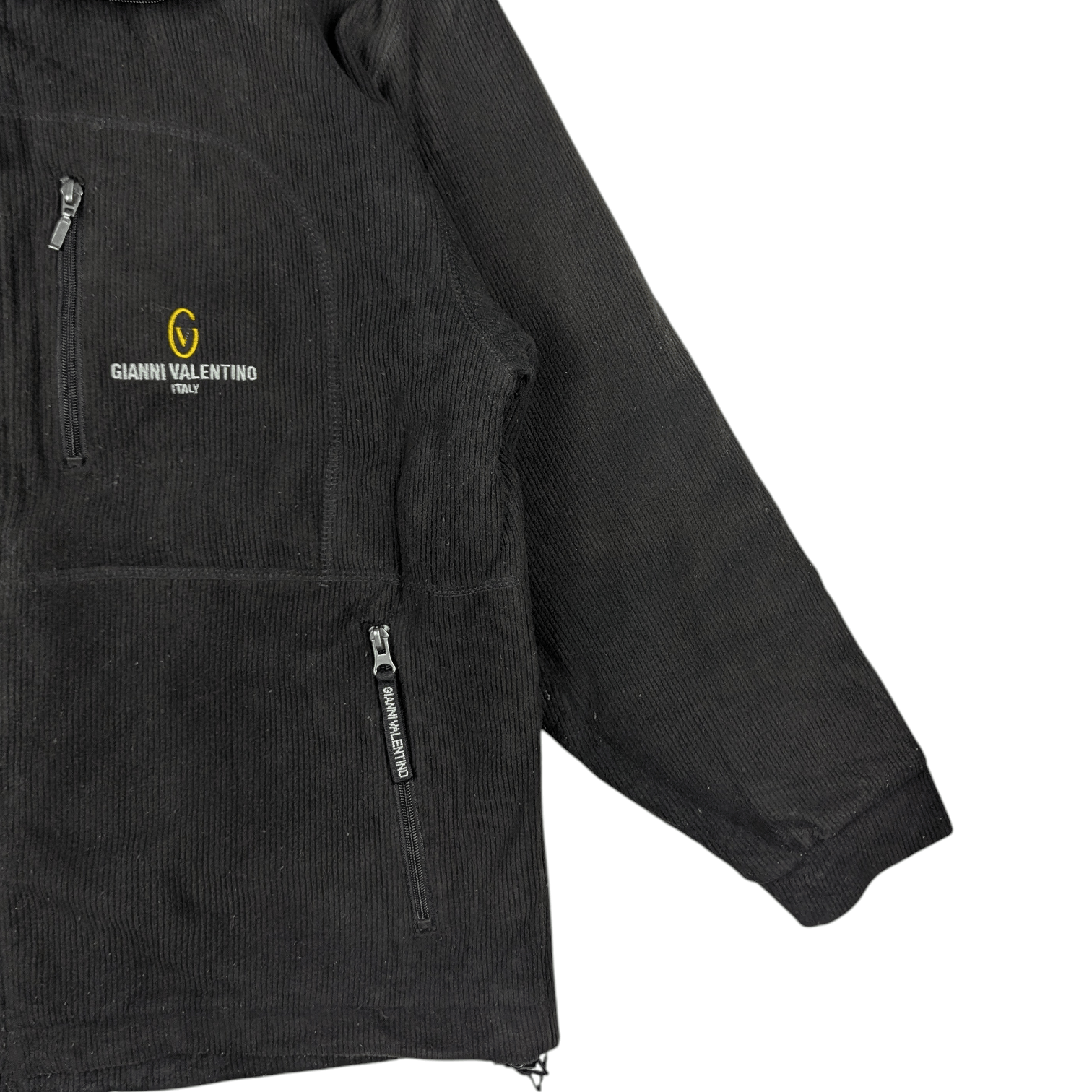 Gianni Valentino Vintage 2000's GIANNI VALENTINO Fleece Jacket Size US L / EU 52-54 / 3 - 7 Thumbnail