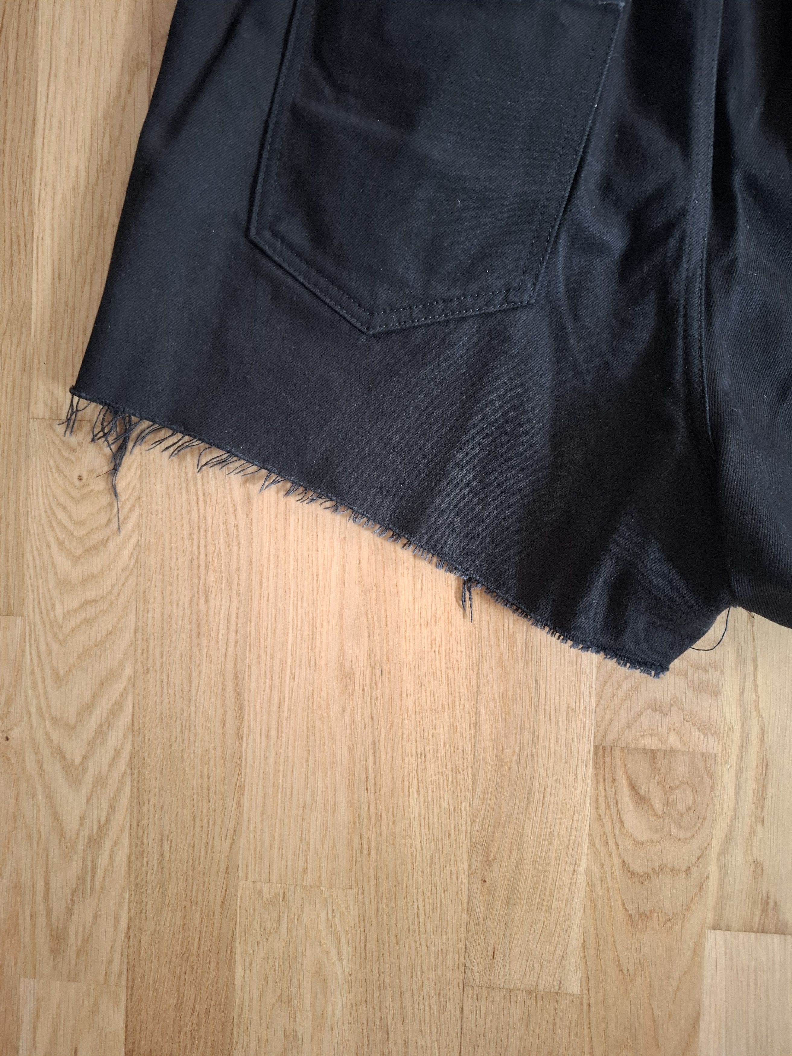 Raf Simons Elasticated denim wide-leg shorts Size US 30 / EU 46 - 7 Thumbnail