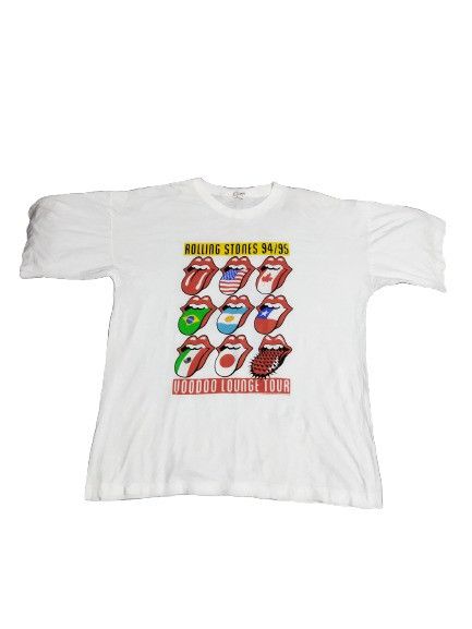 Band Tees Vintage 1994 The Rolling Stones Voodoo Lounge Tour Tee Size US XL / EU 56 / 4 - 1 Thumbnail