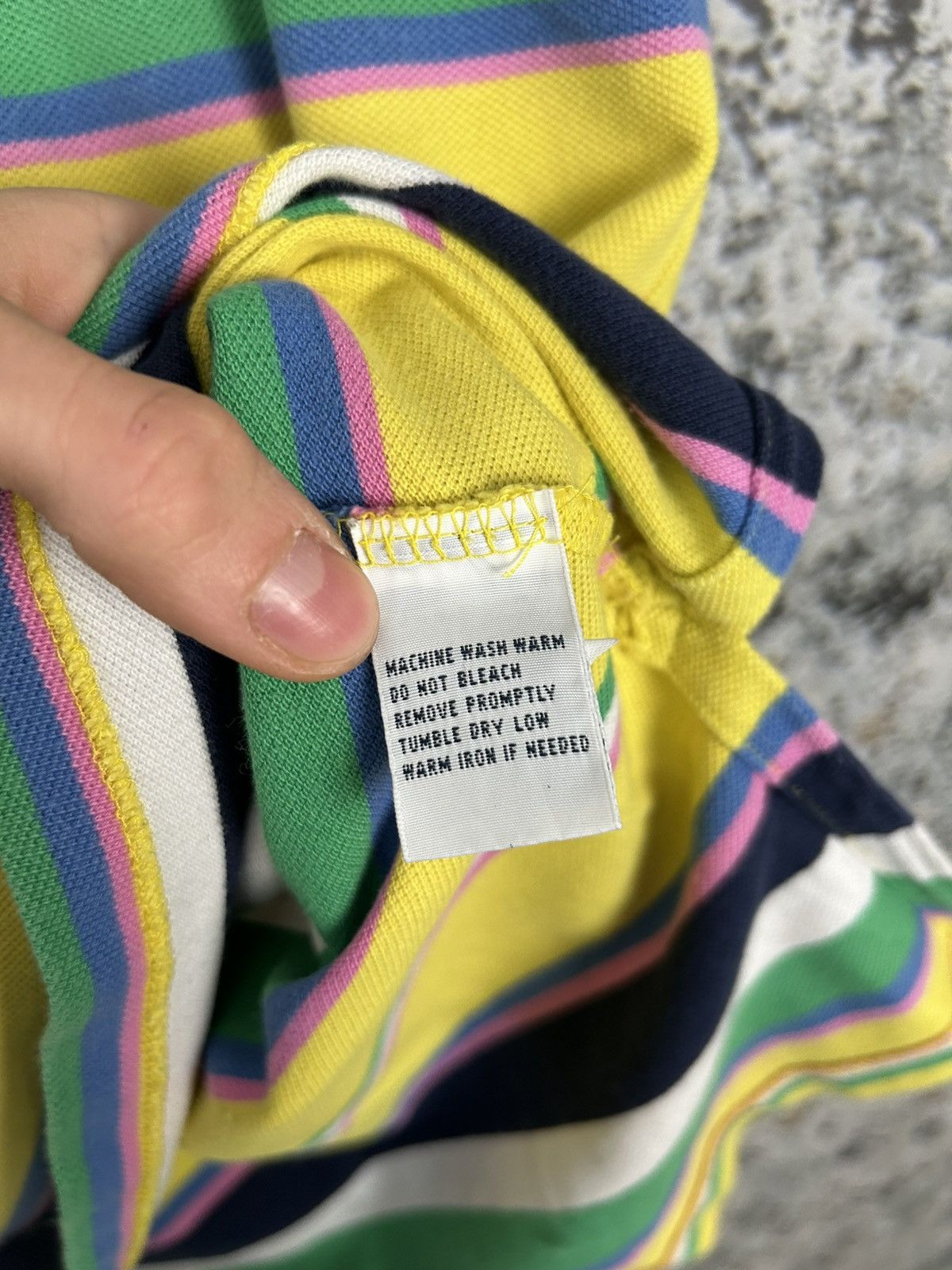Polo Ralph Lauren Vintage Polo Ralph Lauren 90s Stripe Tee Designer Rap Skate Size US L / EU 52-54 / 3 - 6 Thumbnail