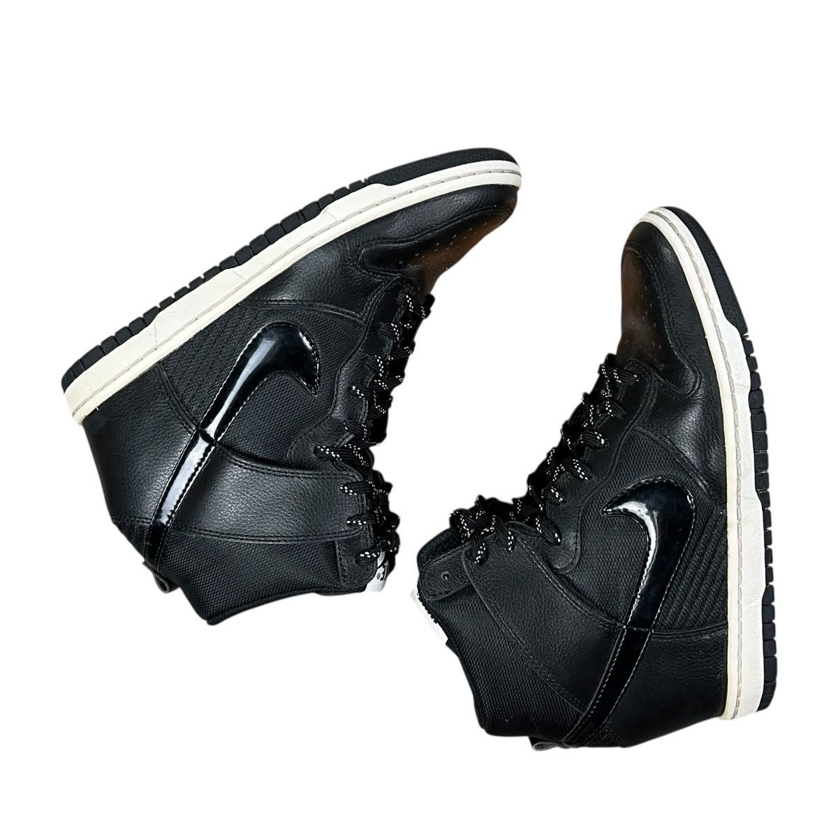 Nike Nike WMNS Dunk Sky Hi Essential Black White Wedge Sneakers Size US 8.5 / IT 38.5 - 4 Thumbnail