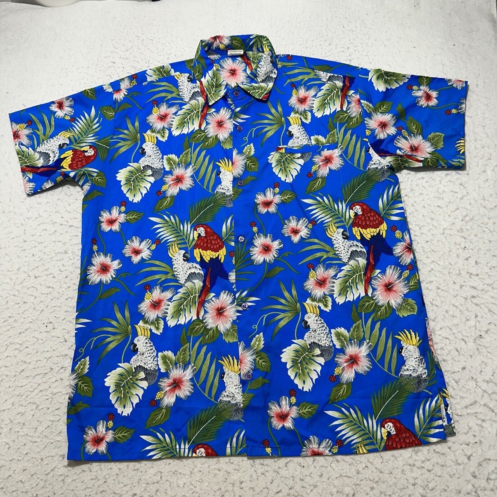 Other Double Decker Large Hawaiian Button Up Shirt Cockatoo Birds Size US L / EU 52-54 / 3 - 1 Thumbnail