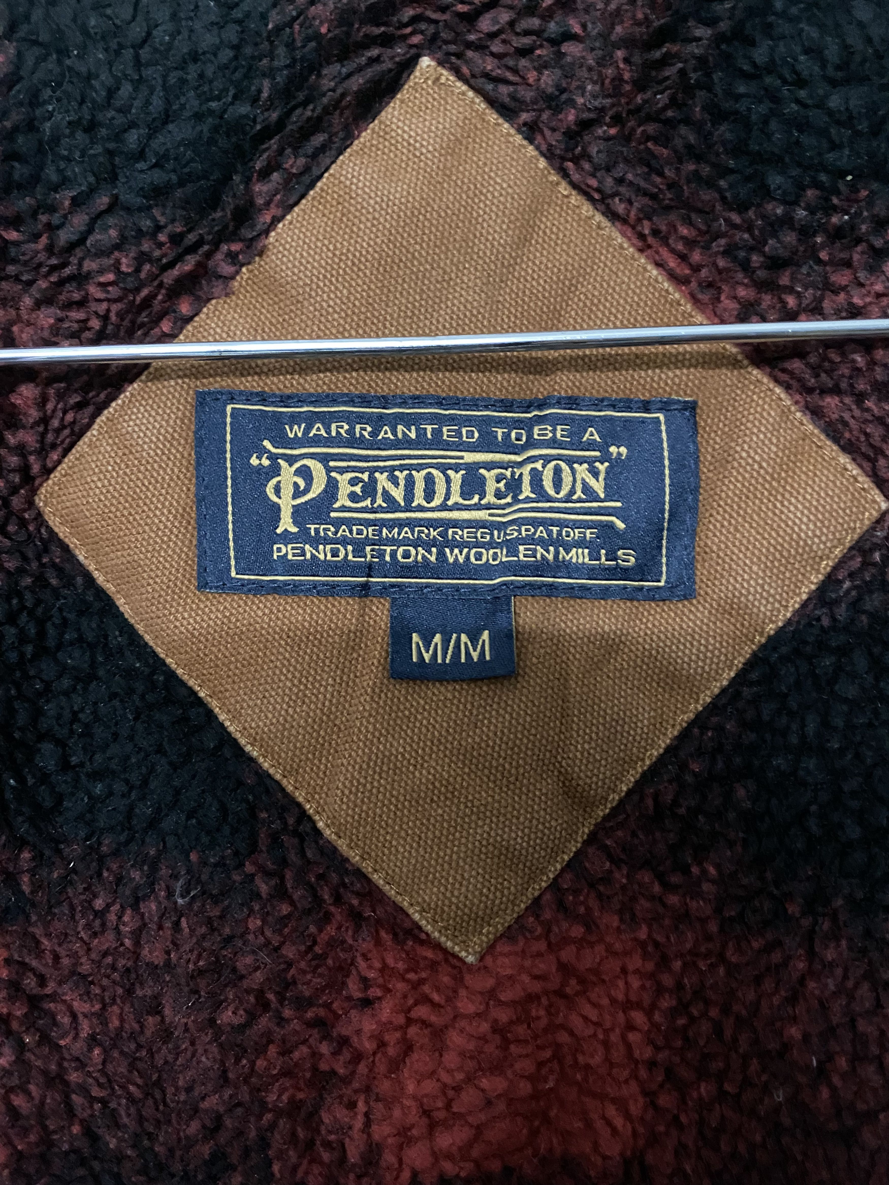 Pendleton VTG PENDLETON Duck Canvas Work Jacket Buffalo Plaid Size M Size US M / EU 48-50 / 2 - 12 Thumbnail