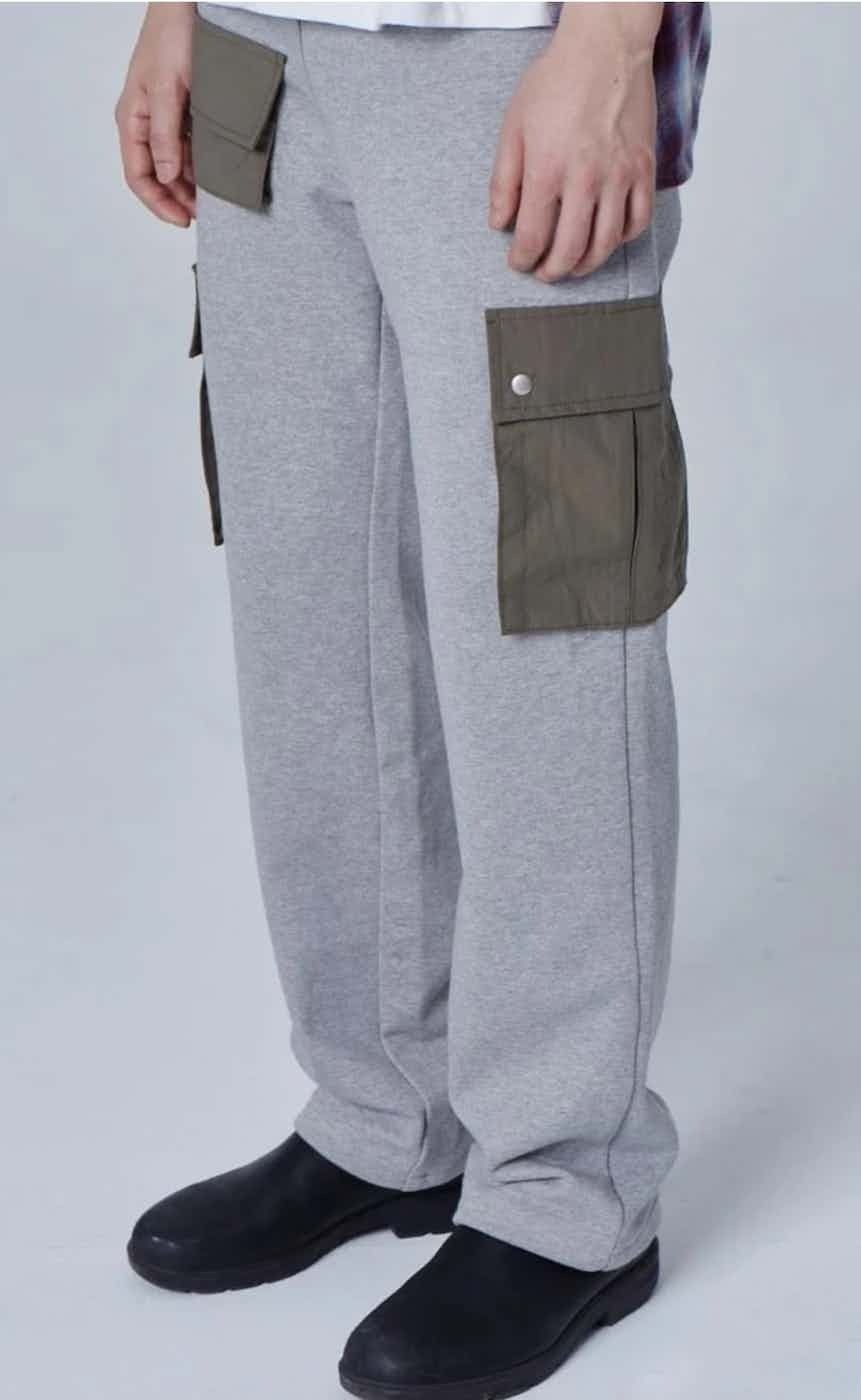 Japanese Brand × Vintage Utility Sweatpants Black Korean Brand GRUNGE NUMBER NINE Size US 30 / EU 46 - 4 Thumbnail