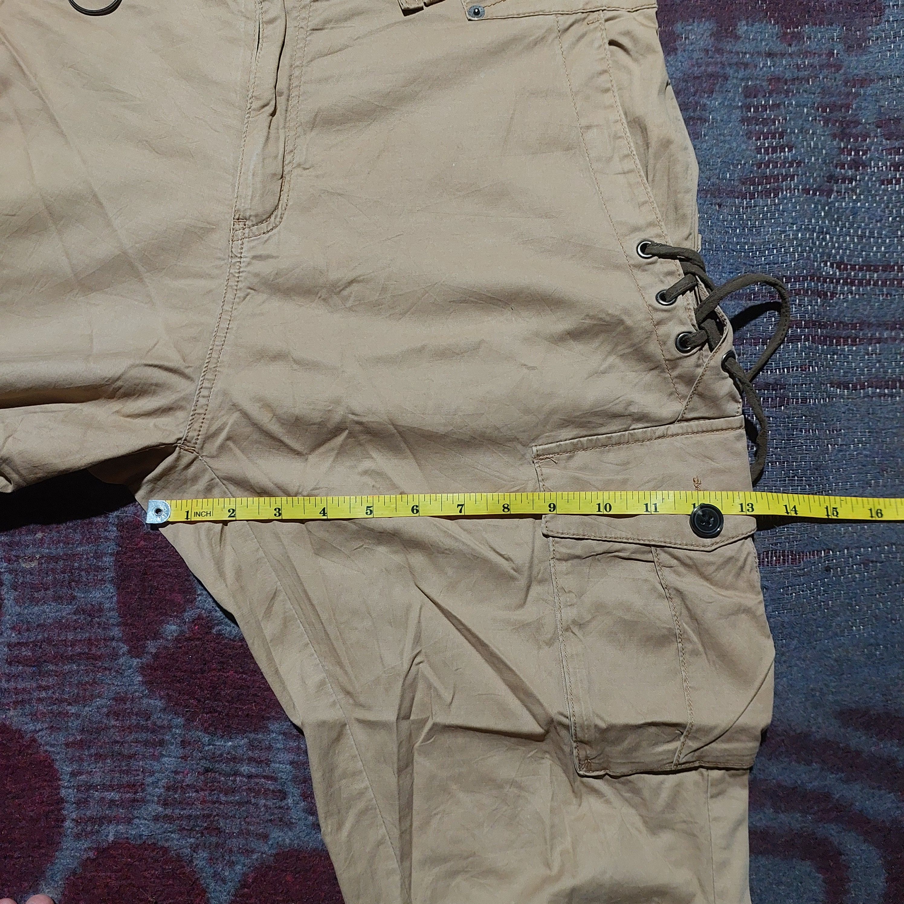 PPFM PPFM japanese zipp leg bondage cargo pants Size US 33 - 19 Thumbnail