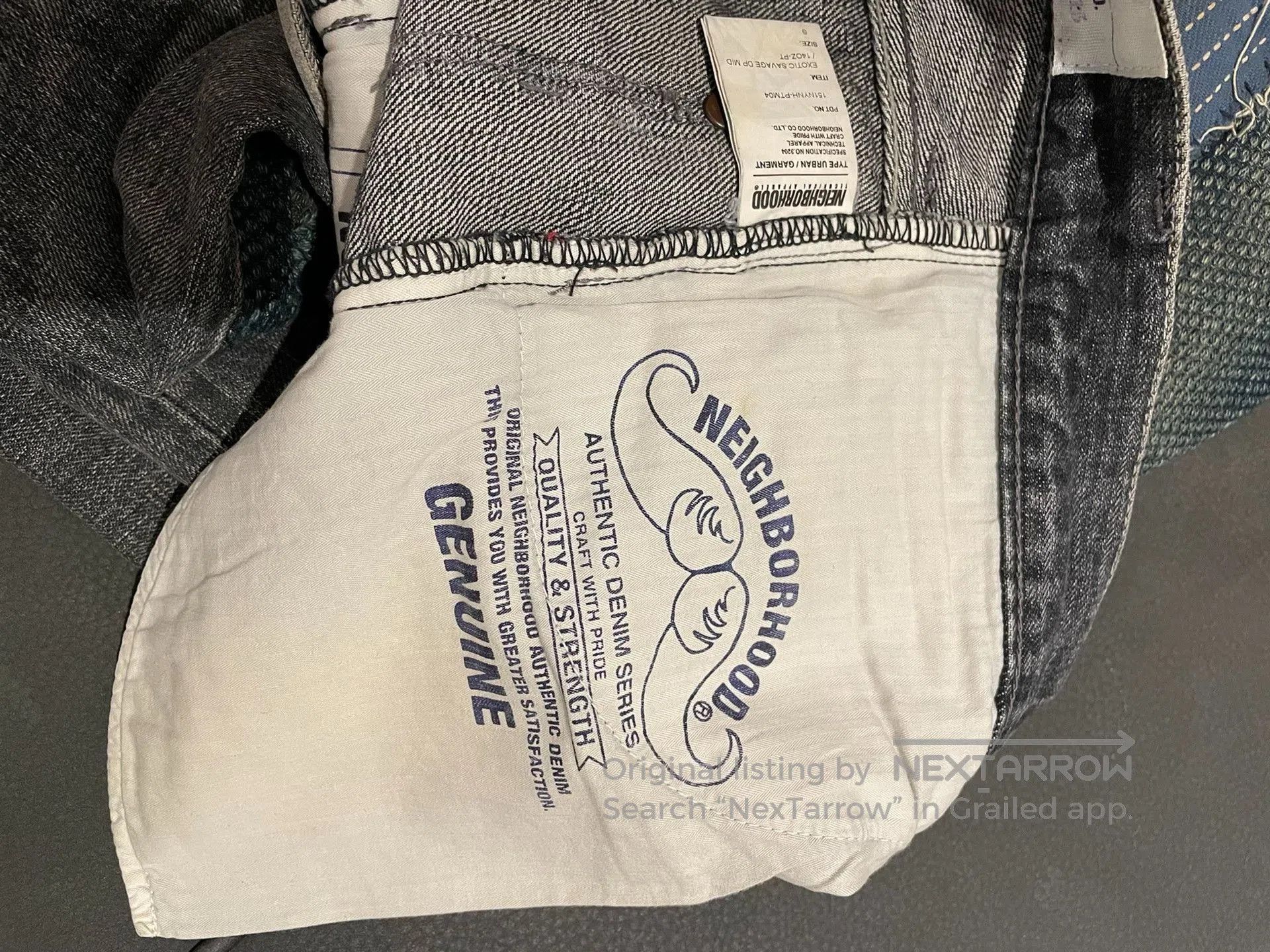 Neighborhood NEIGHBORHOOD Indigo Patch Miner Jeans S. Size US 27 - 5 Thumbnail