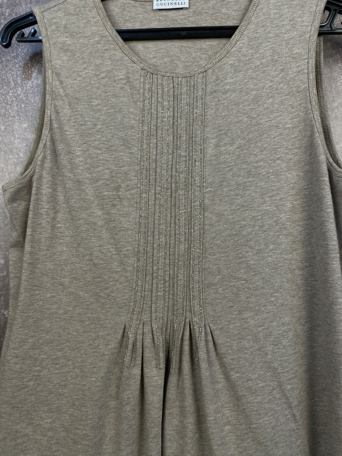 Brunello Cucinelli Brunello Cucinelli Slim Tank Top Size L / US 10 / IT 46 - 3 Thumbnail