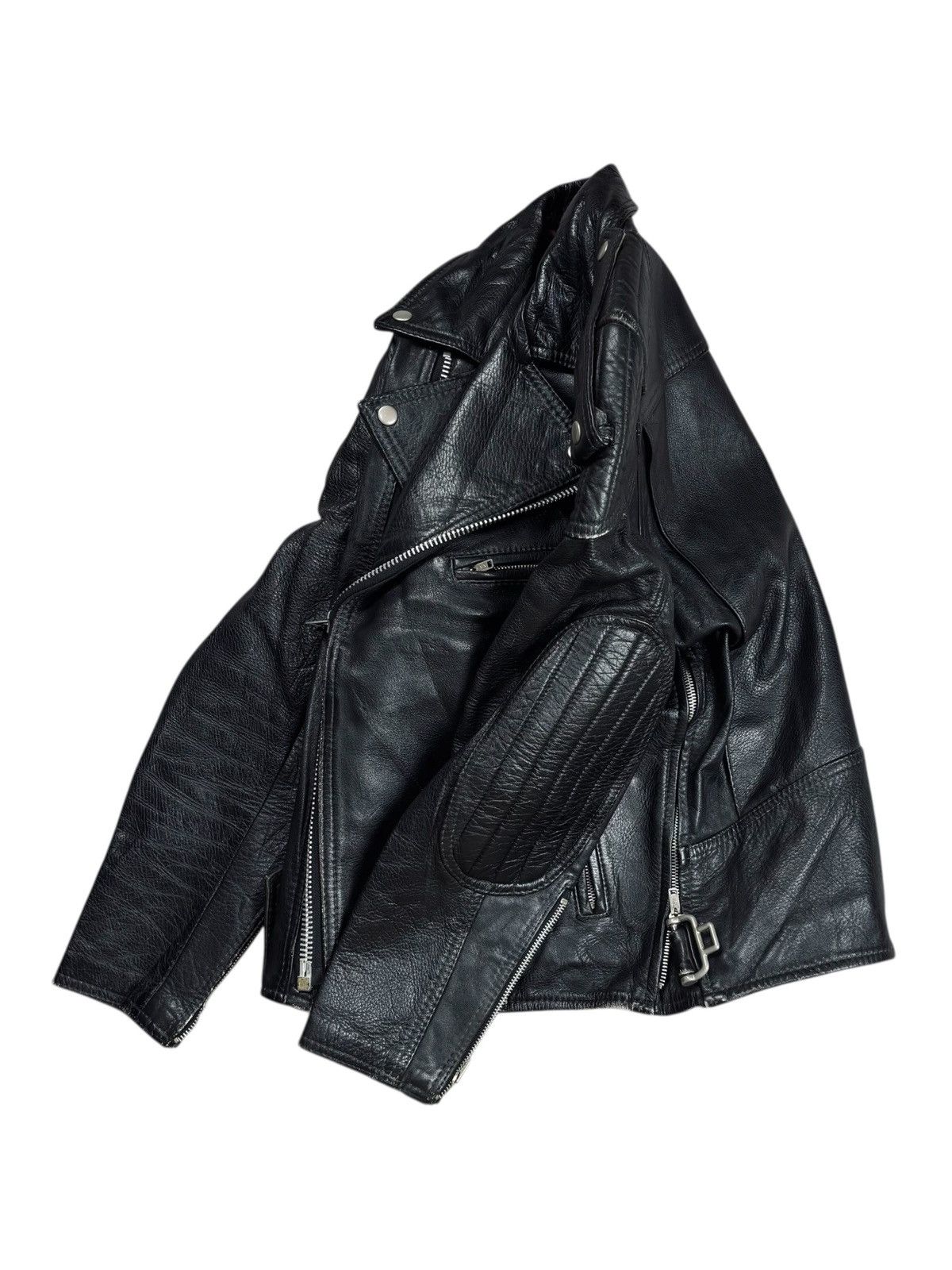Kadoya 1980s Kadoya - Archive Biker Leather Jacket Size US M / EU 48-50 / 2 - 1 Thumbnail