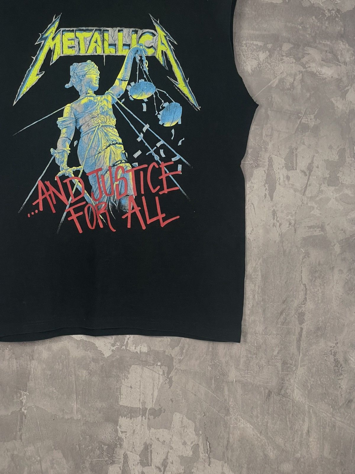 Band Tees × Metallica Metallica Hammer of Justice Crushes You 94s T-Shirt L Faded Size US L / EU 52-54 / 3 - 6 Thumbnail