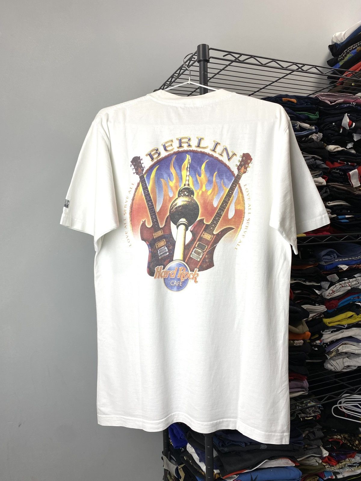 Hard Rock Cafe Vintage 1990’s Hard Rock Cafe Berlin Germany T Shirt Size US L / EU 52-54 / 3 - 1 Thumbnail