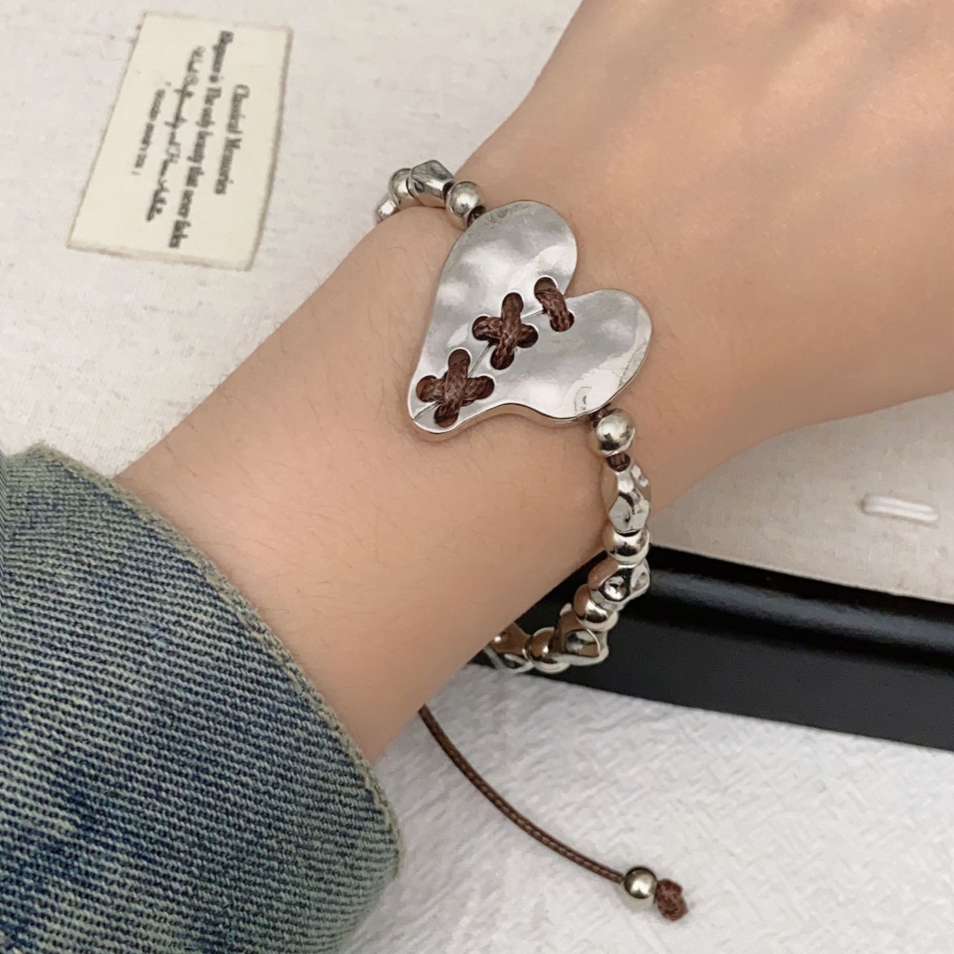 Jewelry HeartsHip-hop Bracelet Y2K Punk Chain Gotch Bracelets Chains Size ONE SIZE - 2 Thumbnail