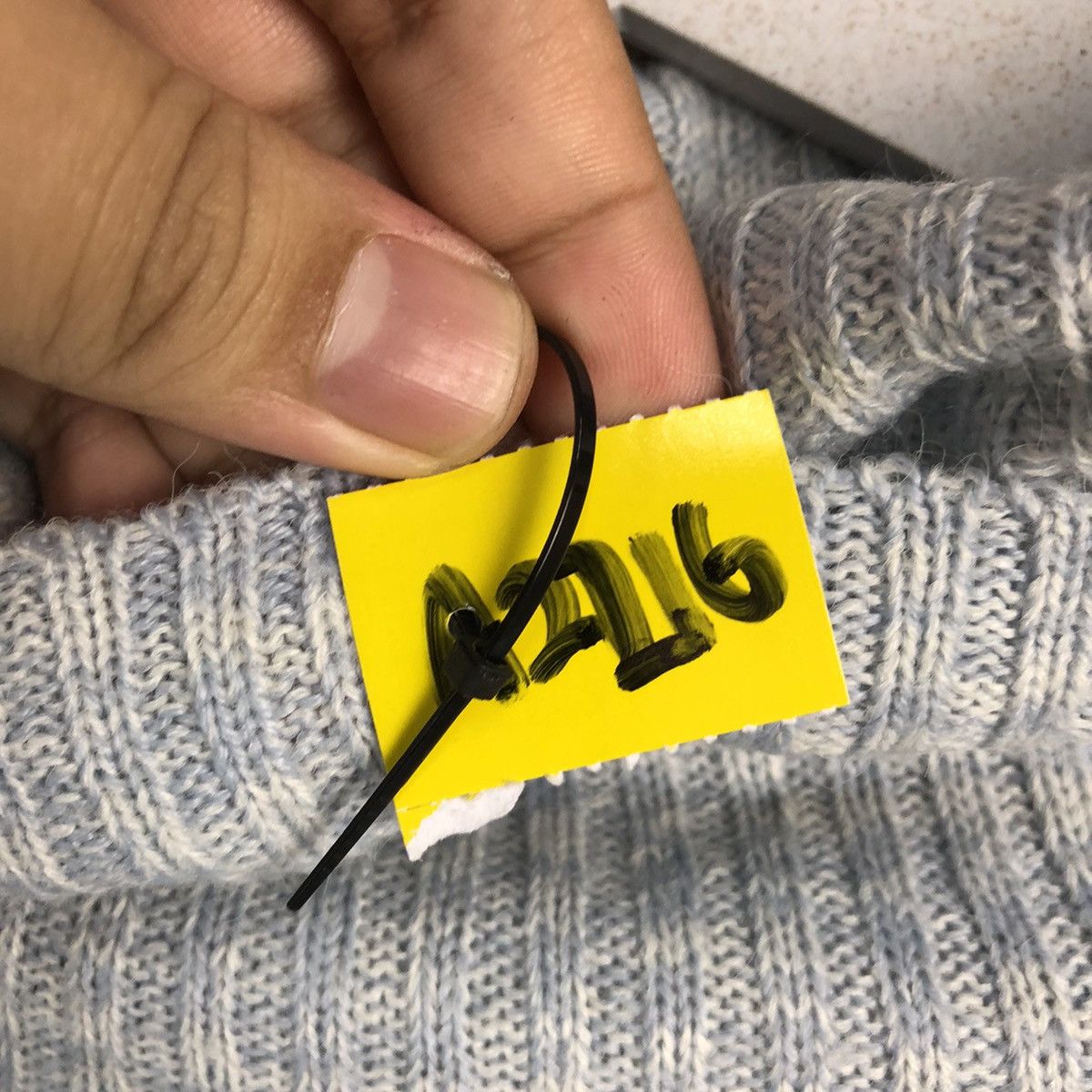 Homespun Knitwear × Japanese Brand Persodea Blue Knitwear #A2216 Size L / US 10 / IT 46 - 9 Thumbnail