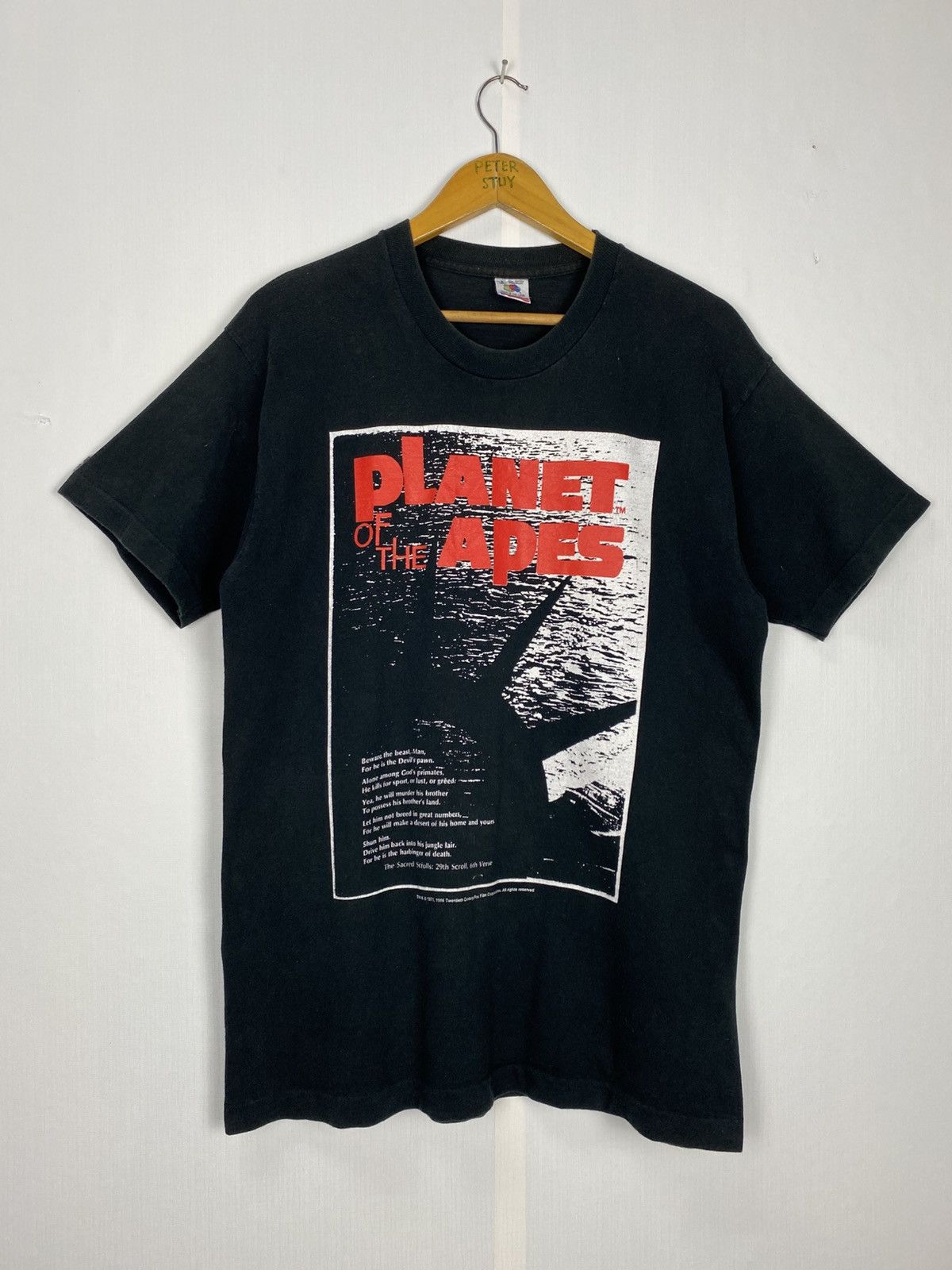 Vintage 🔥True Vintage 96 Planet Of The Apes Tee Size US L / EU 52-54 / 3 - 2 Thumbnail
