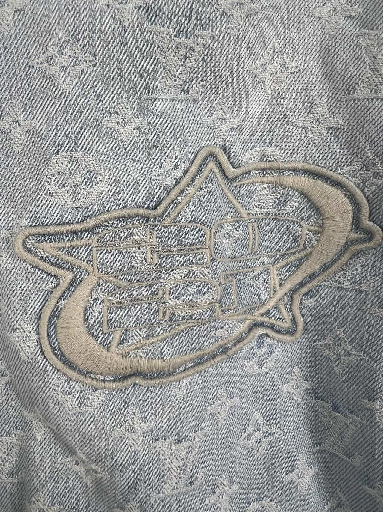 Louis Vuitton LOUIS VUITTON LV NBA collaboration all-logo denim jacket Size XL / US 12-14 / IT 48-50 - 4 Thumbnail