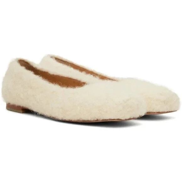 KIMHEKIM KIMHEKIM Boucle Ballerina Flats Size 39 US 9 Ivory Size US 9 / IT 39 - 11 Thumbnail
