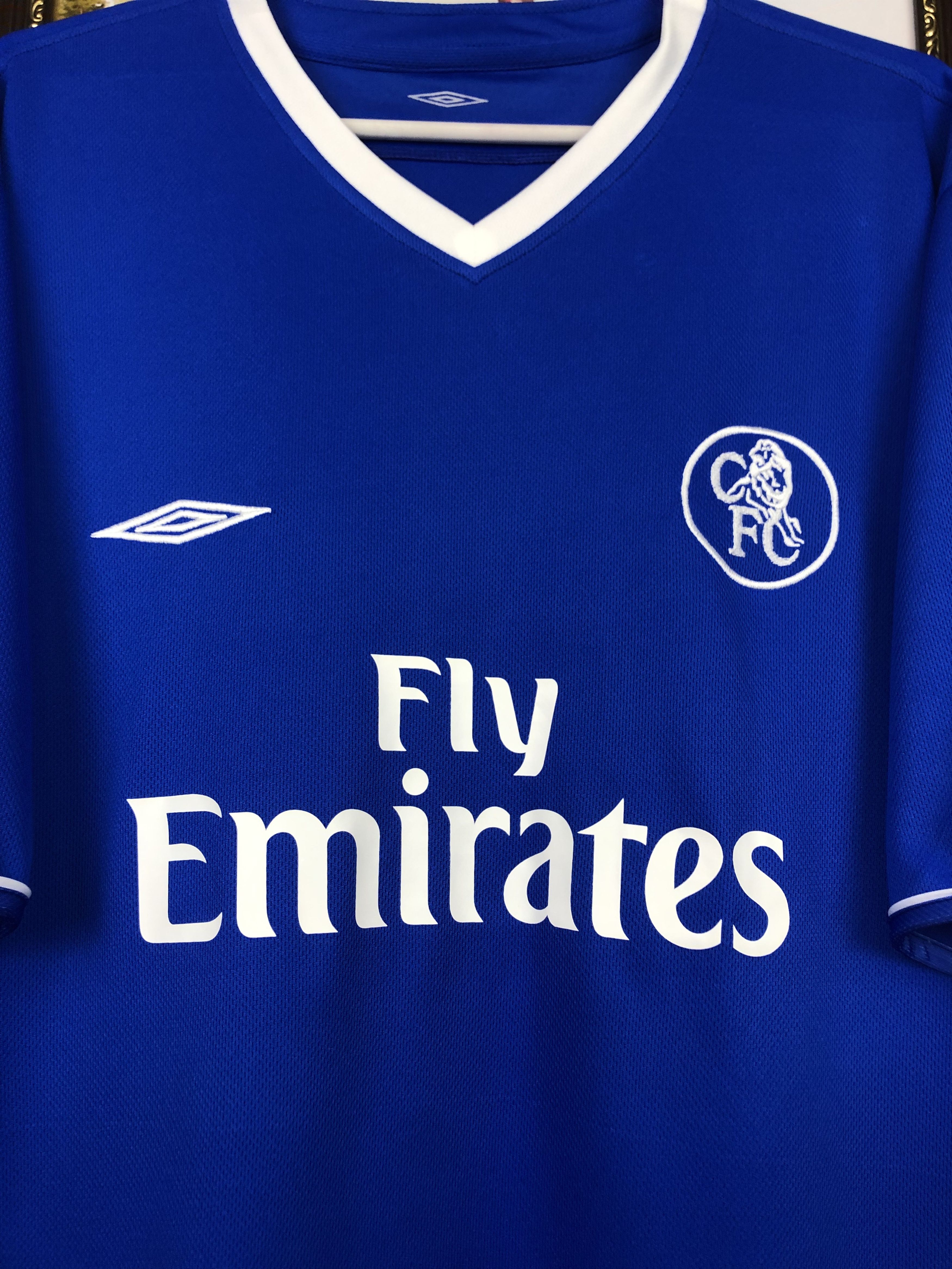 Vintage Chelsea Home football shirt 2003 Soccer Umbro Jersey Trikot Size US XXL / EU 58 / 5 - 3 Thumbnail