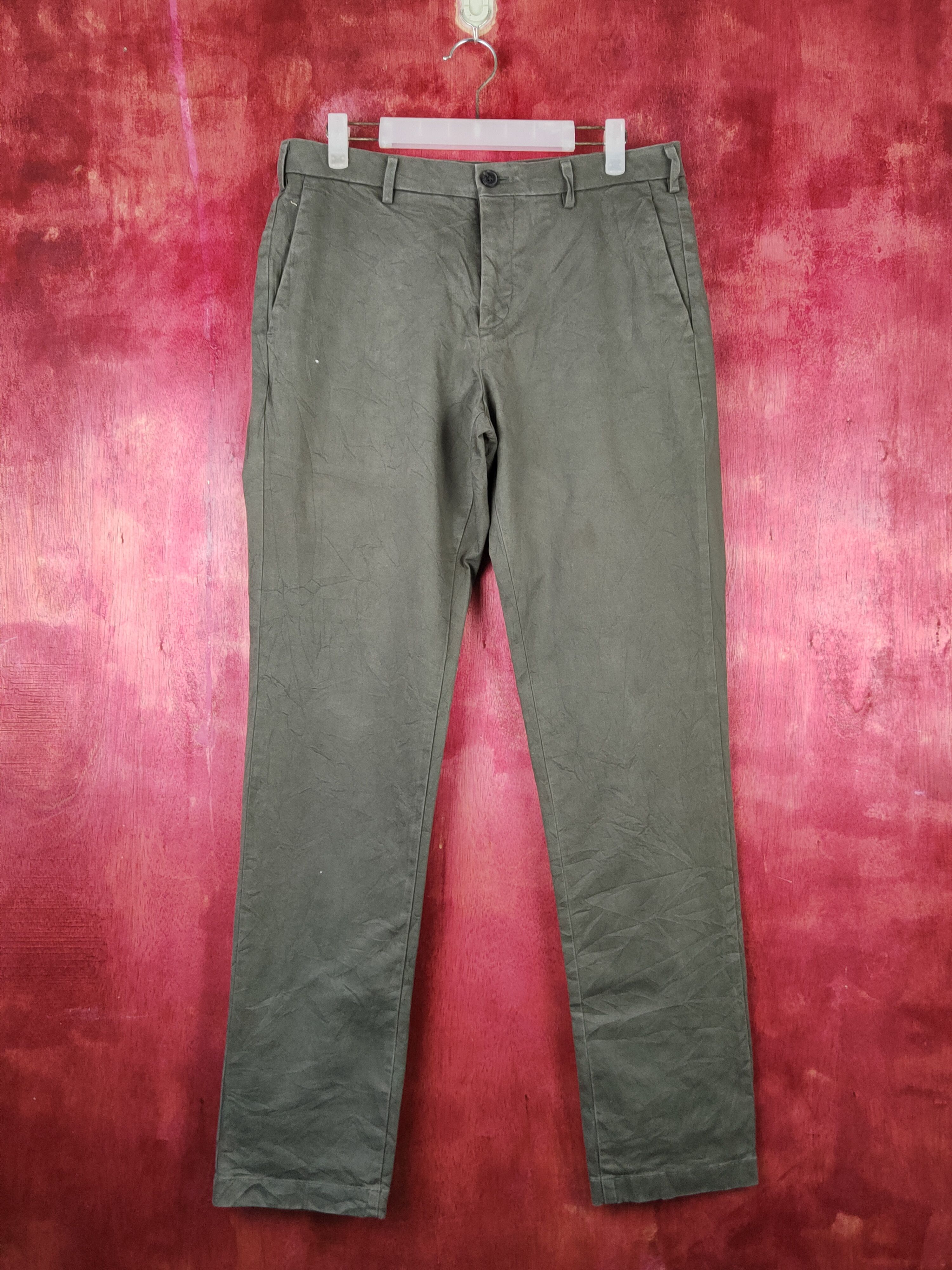 Japanese Brand × Uniqlo Uniqlo Olive Multipocket Casual Pants #S1410 Size US 32 / EU 48 - 1 Thumbnail