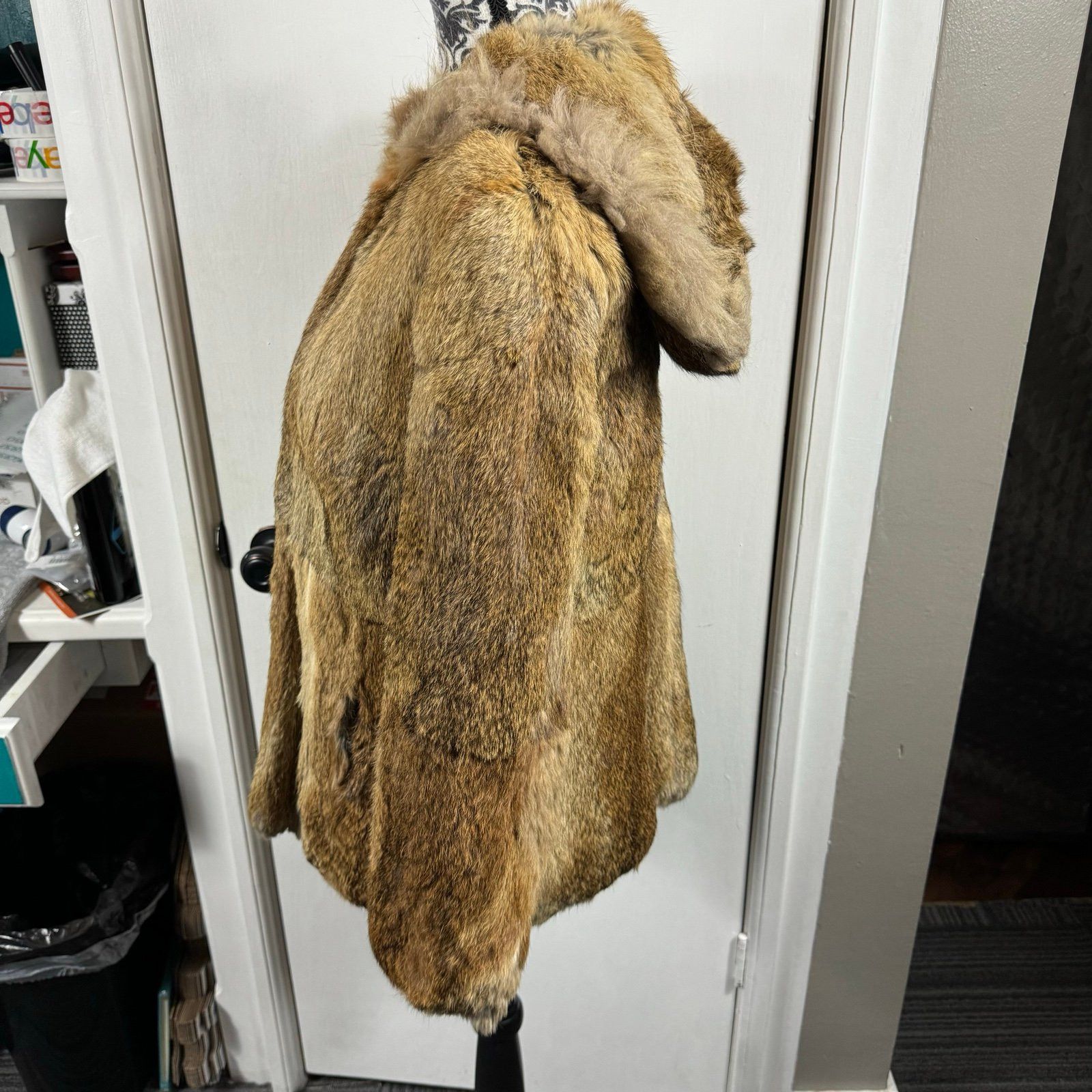 Jacques Saint Laurent Jacques Saint Laurent Women's Brown/Tan Fur Hooded Full Zip Size L / US 10 / IT 46 - 5 Thumbnail