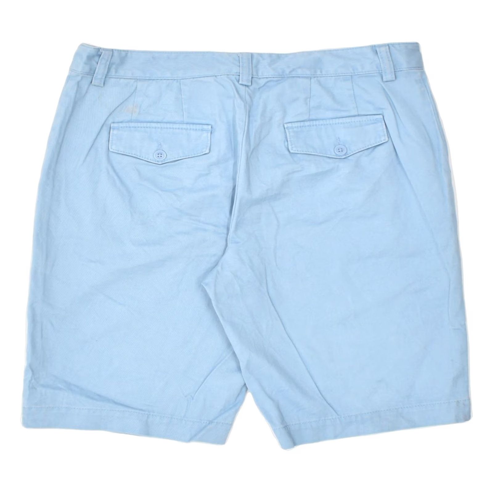 Eddie Bauer EDDIE BAUER Womens Casual Shorts US 6 Medium W31 Blue Cotton Size 24" / US 00 / IT 34 - 2 Thumbnail
