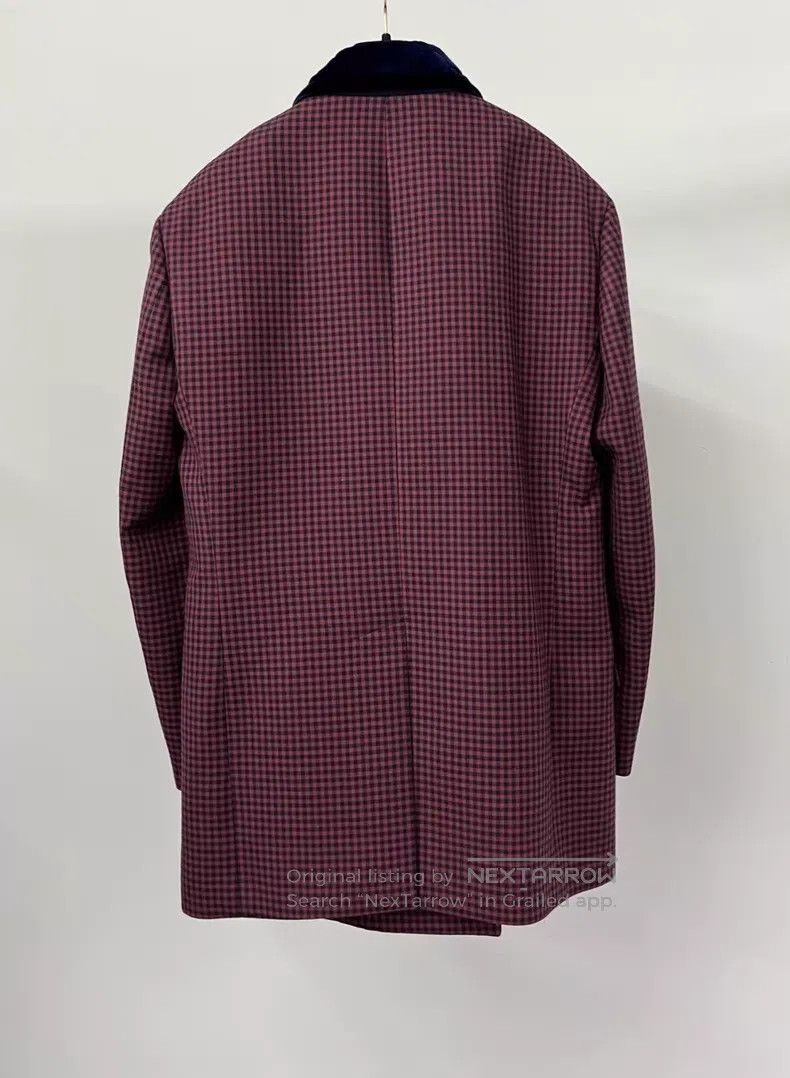 Fendi Fendi Red and Blue Checkered Suit Size XS / US 0-2 / IT 36-38 - 3 Thumbnail