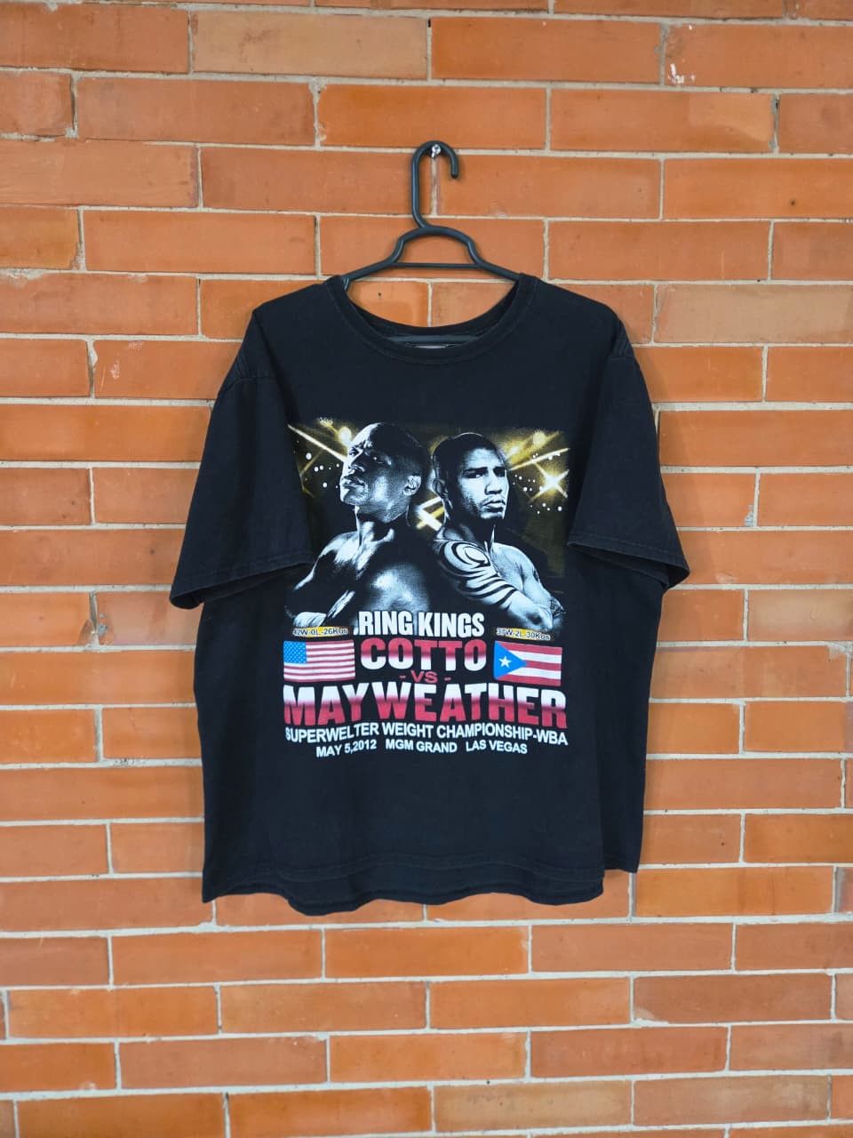 Vintage 2012 Mayweather vs Miguel Angel Cotto Size US XL / EU 56 / 4 - 1 Thumbnail
