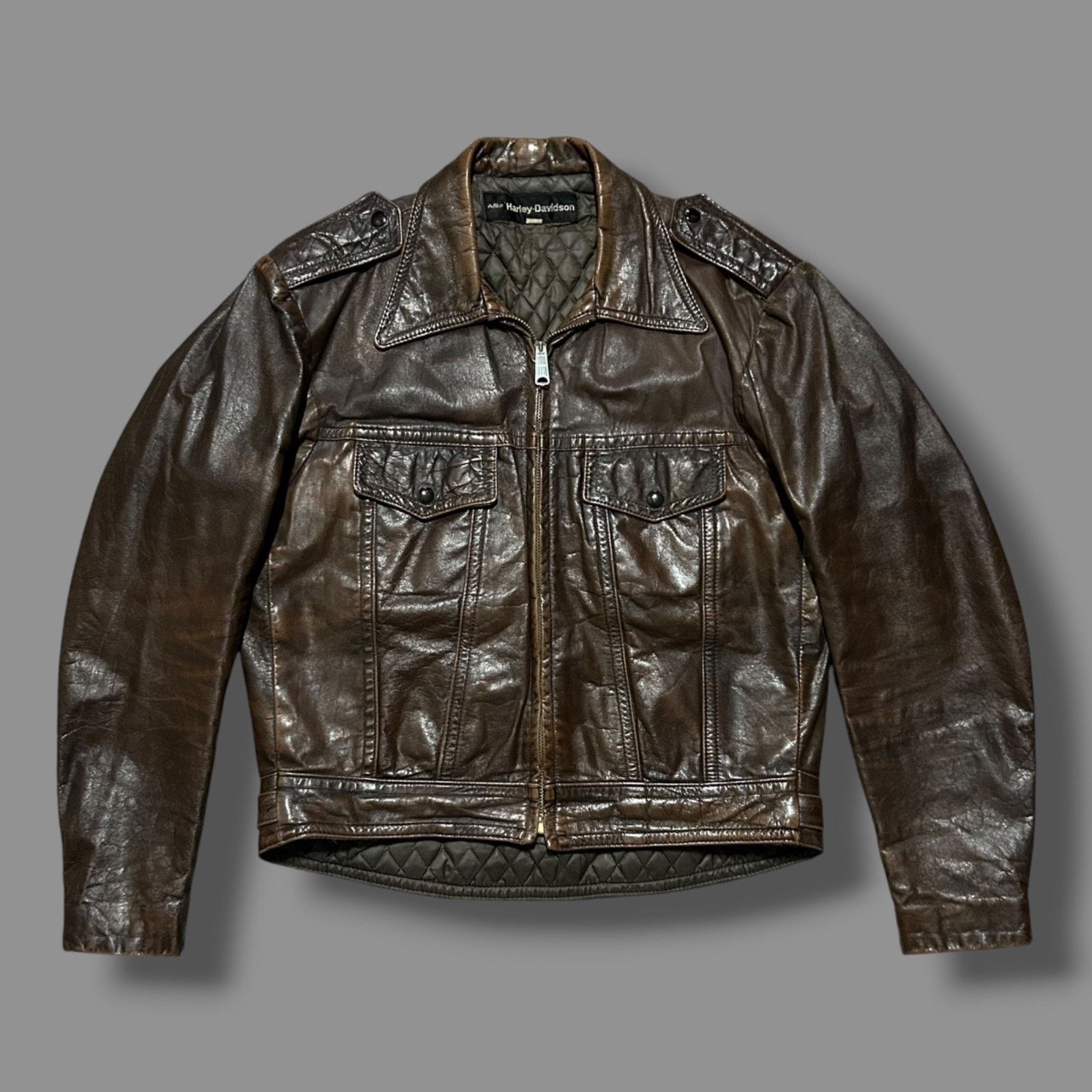 Vintage Stud Homme Hedi L Zip Leather Jacket Japan Repro 44 | Grailed