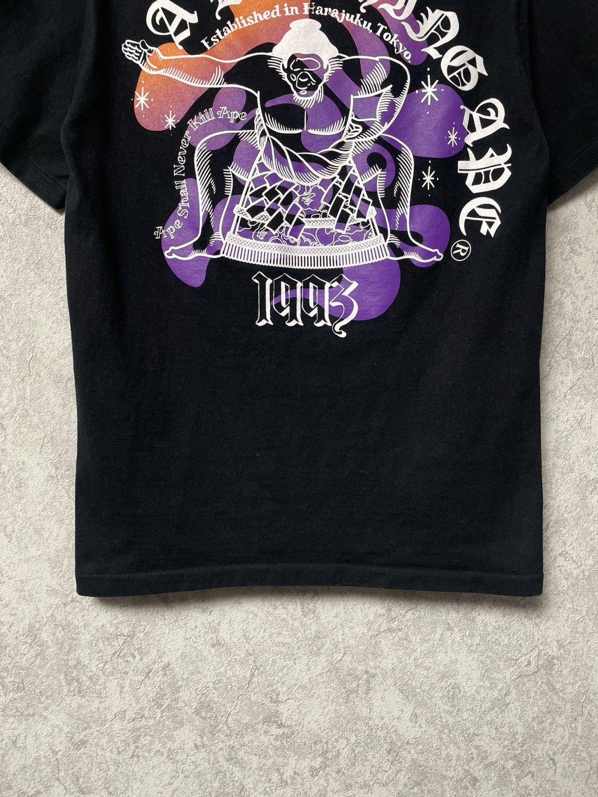 Bape Bape Japan Culture Sumo Black T-Shirt Size US S / EU 44-46 / 1 - 17 Thumbnail