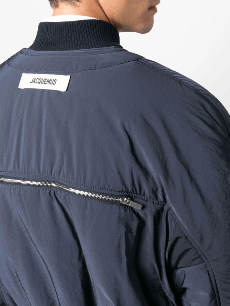 Jacquemus Jacquemus Croissant puffer bomber jacket Dark Navy Size US L / EU 52-54 / 3 - 13 Thumbnail