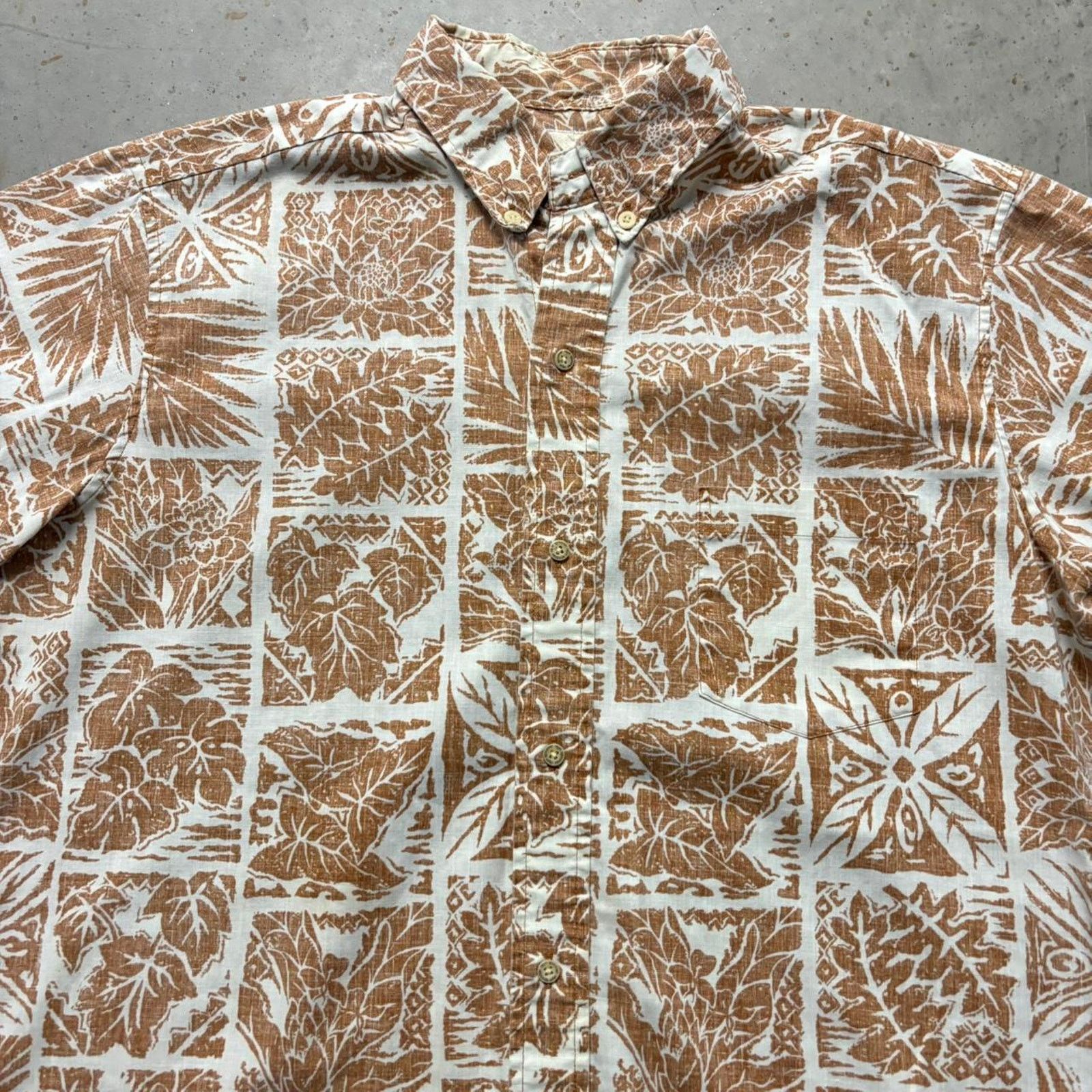 Reyn Spooner × Vintage Crazy Vintage Reyn Spooner Floral Tropical Hawaiian Shirt Size US L / EU 52-54 / 3 - 3 Thumbnail
