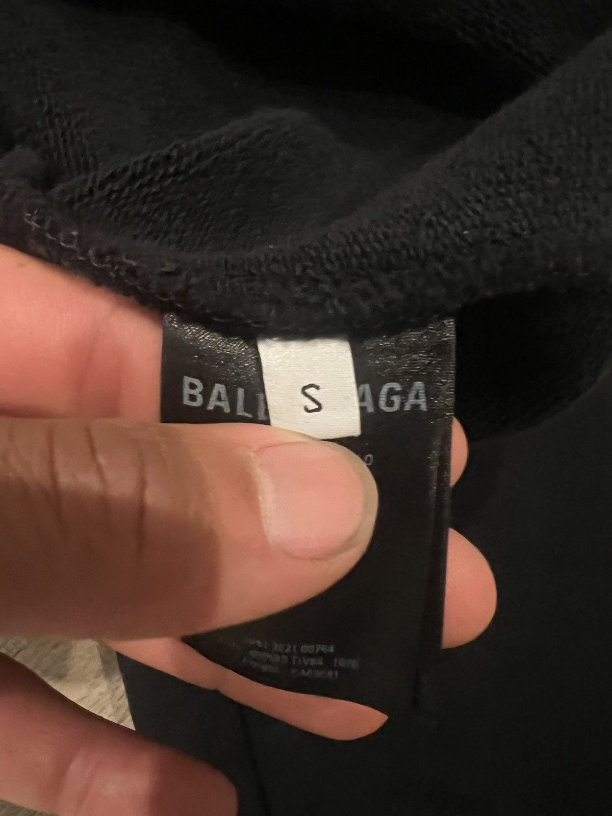 Balenciaga BALENCIAGA BACK HOODIE REGULAR FIT Size US S / EU 44-46 / 1 - 6 Thumbnail