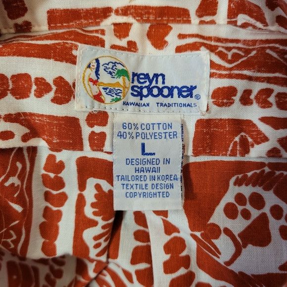 Reyn Spooner Vintage Reyn Spooner Hawaiian Classic Floral Fish Shirt - L Size US L / EU 52-54 / 3 - 6 Thumbnail