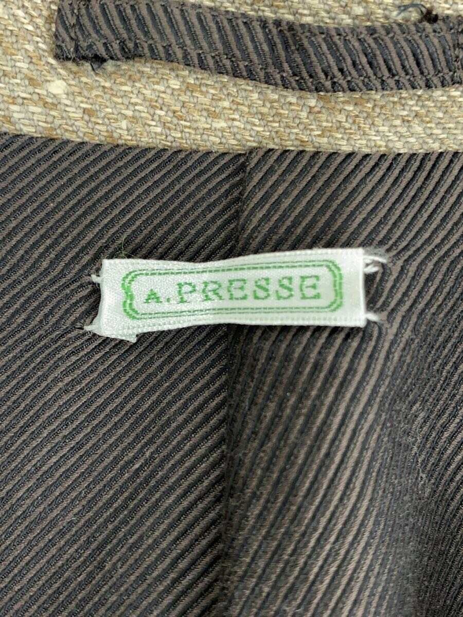 A.PRESSE Beige Cotton Jacket Size US S / EU 44-46 / 1 - 3 Thumbnail