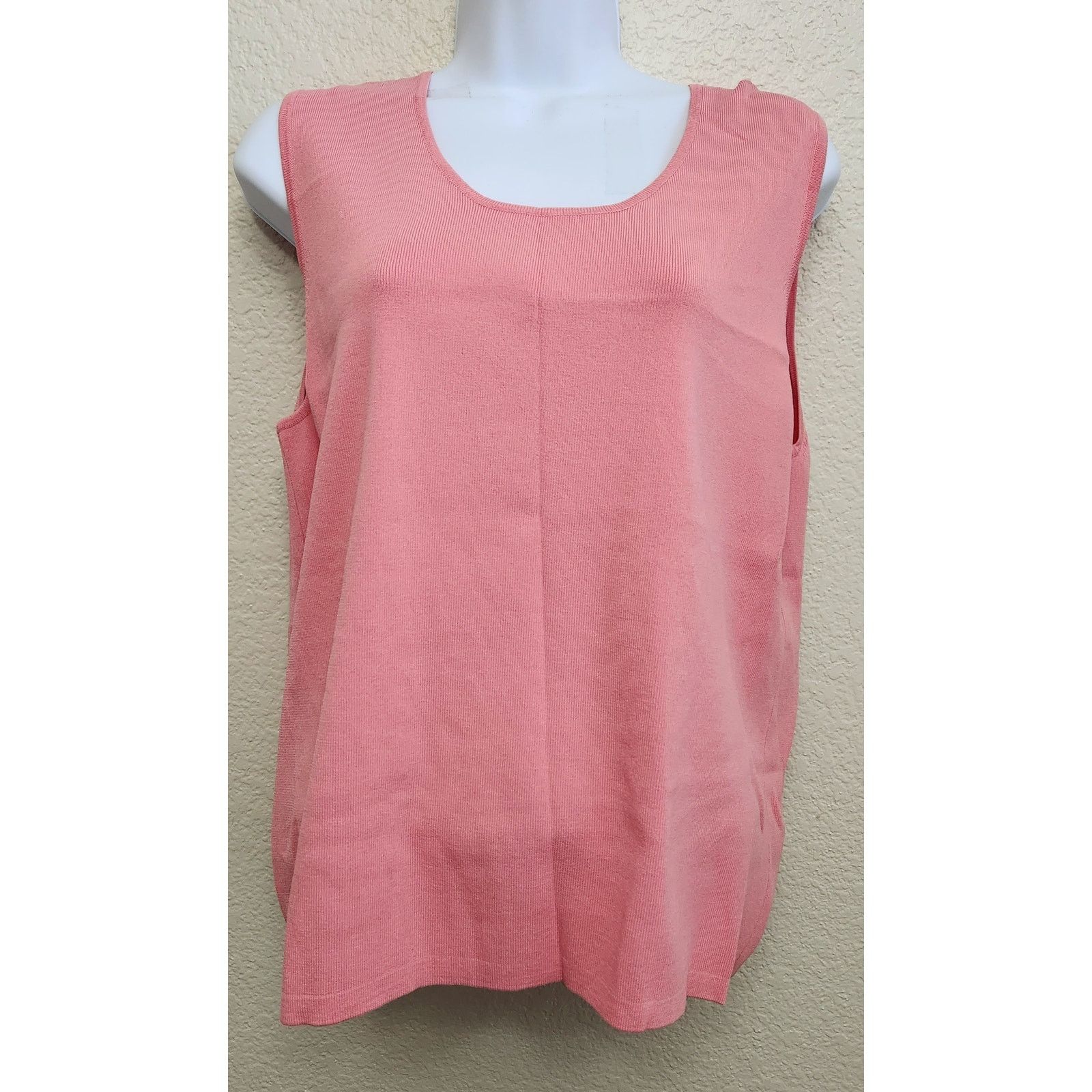 Other Draper's & Damon's Pink Salmon Round Neck Sleeveless Top L Size L / US 10 / IT 46 - 1 Thumbnail