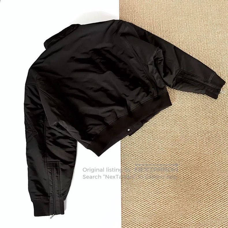 Hermes Hermes Black Pilot Jacket Size S / US 4 / IT 40 - 3 Thumbnail