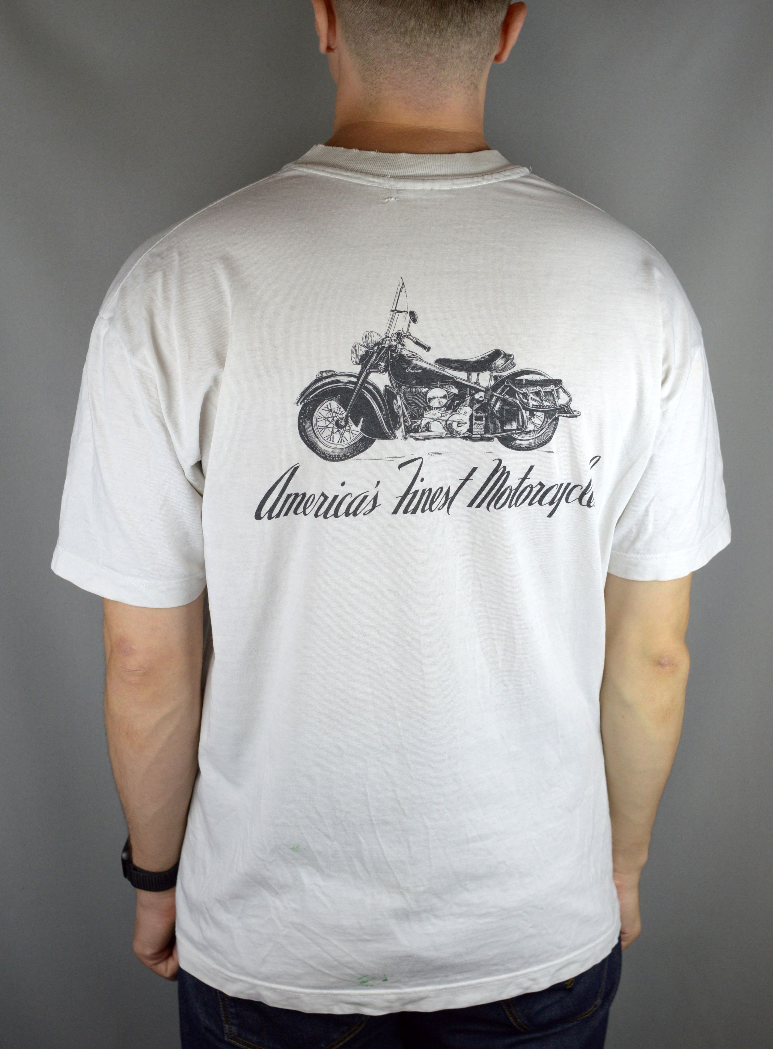 Vintage Vintage Indian Eighty 90s t shirt Size US XL / EU 56 / 4 - 2 Thumbnail