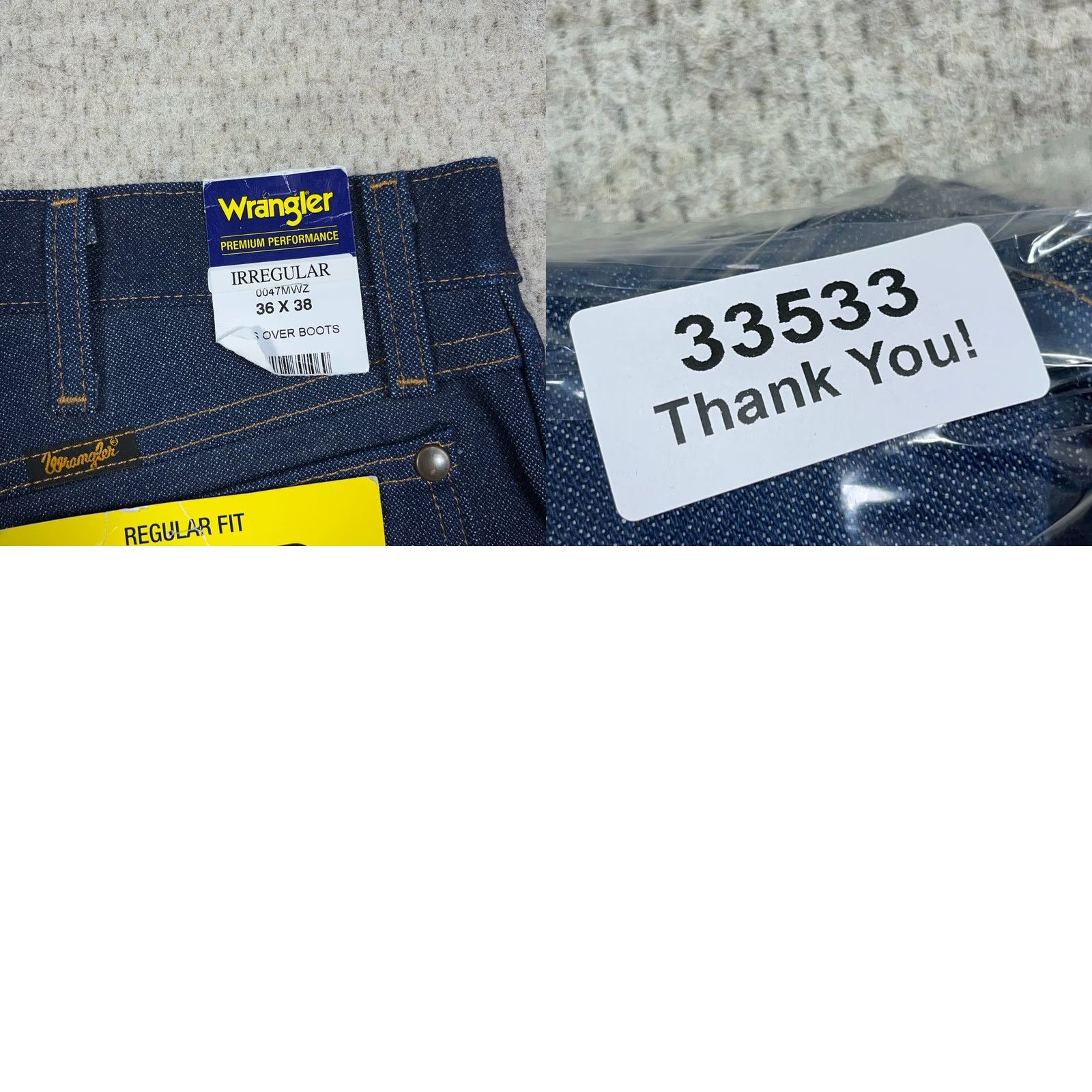 Wrangler Wrangler Jeans Men 36x38 Cowboy Cut Regular Fit 13MWZ Dark Rodeo Western Jeans Size US 36 / EU 52 - 9 Thumbnail