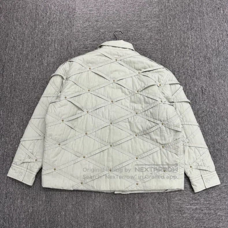 Louis Vuitton Louis Vuitton Cotton jacket with prismatic straps and rive Size US L / EU 52-54 / 3 - 5 Thumbnail