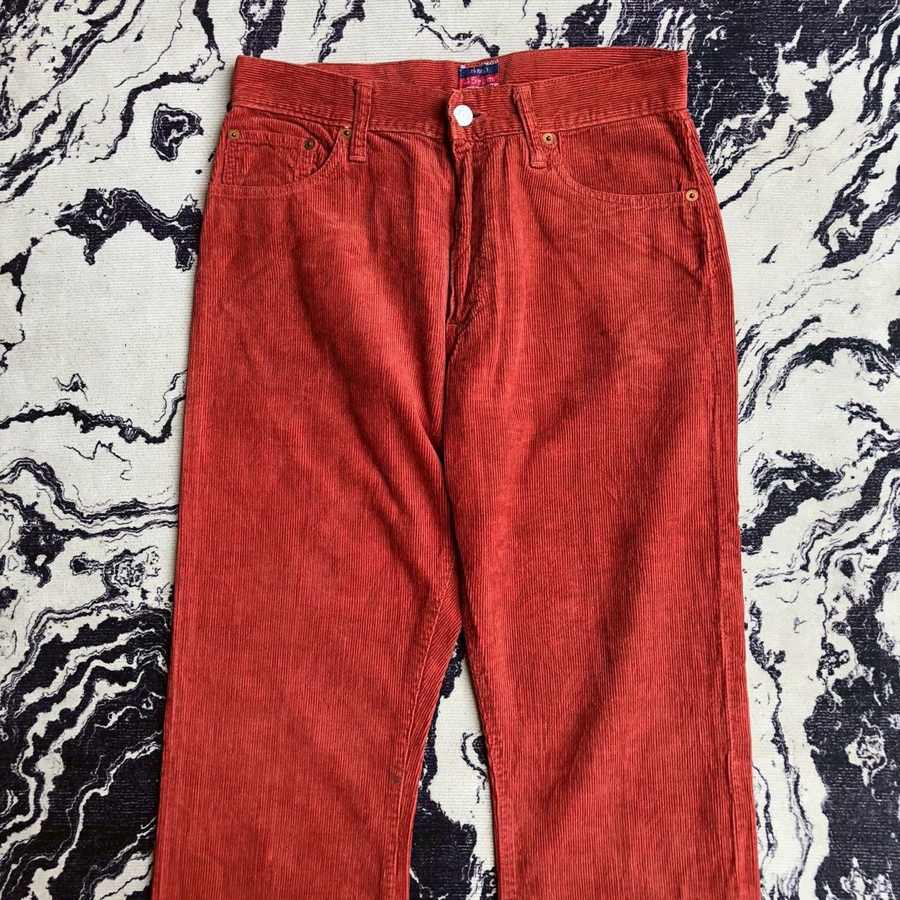 45rpm 45RPM Vintage 90s Japanese Archive Corduroy Pants Size 29" - 3 Thumbnail
