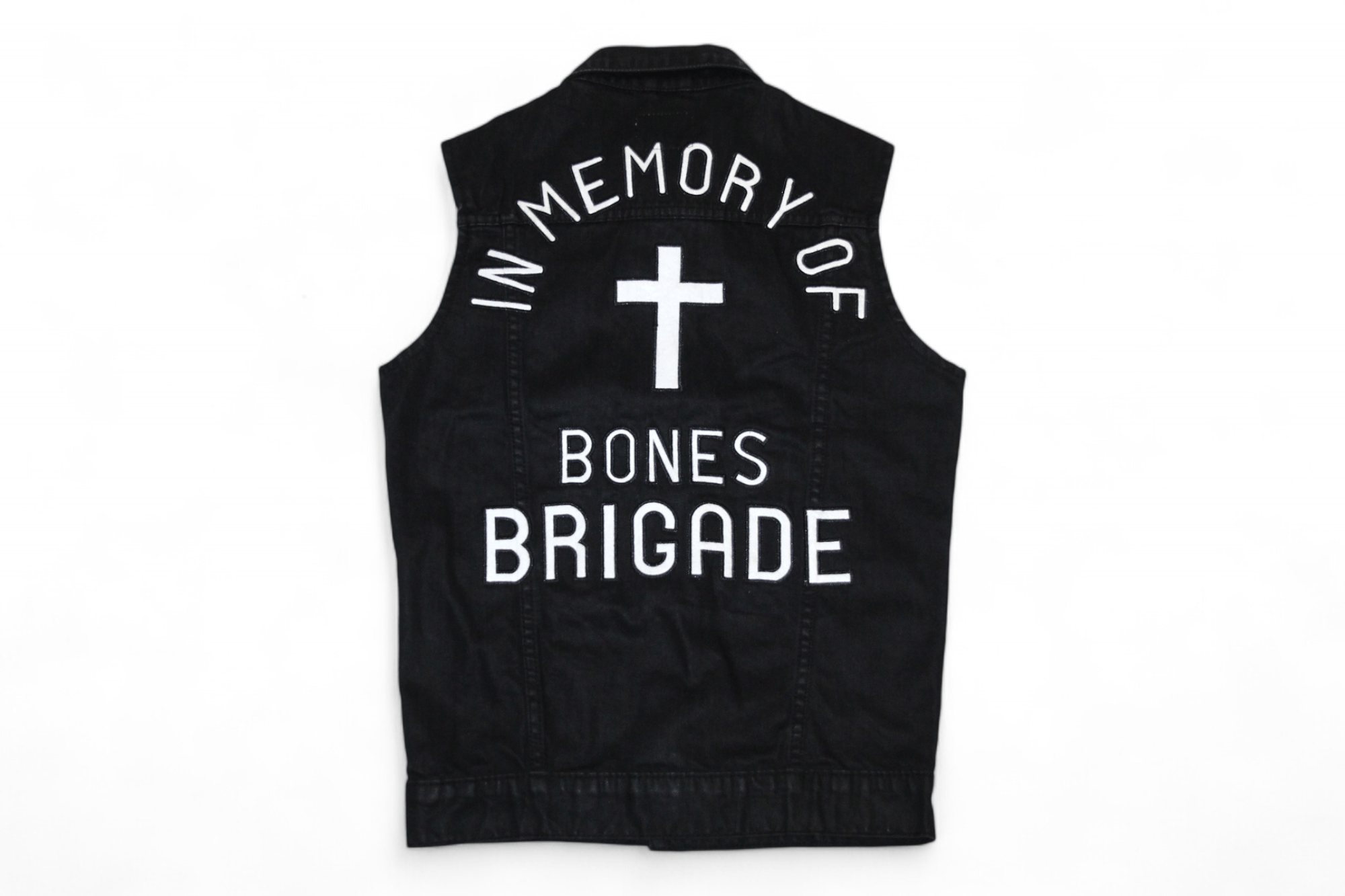 Bones RARE🔥In Memory Of Bones Brigade Sleeveless Dnm Jacket Size US S / EU 44-46 / 1 - 1 Preview